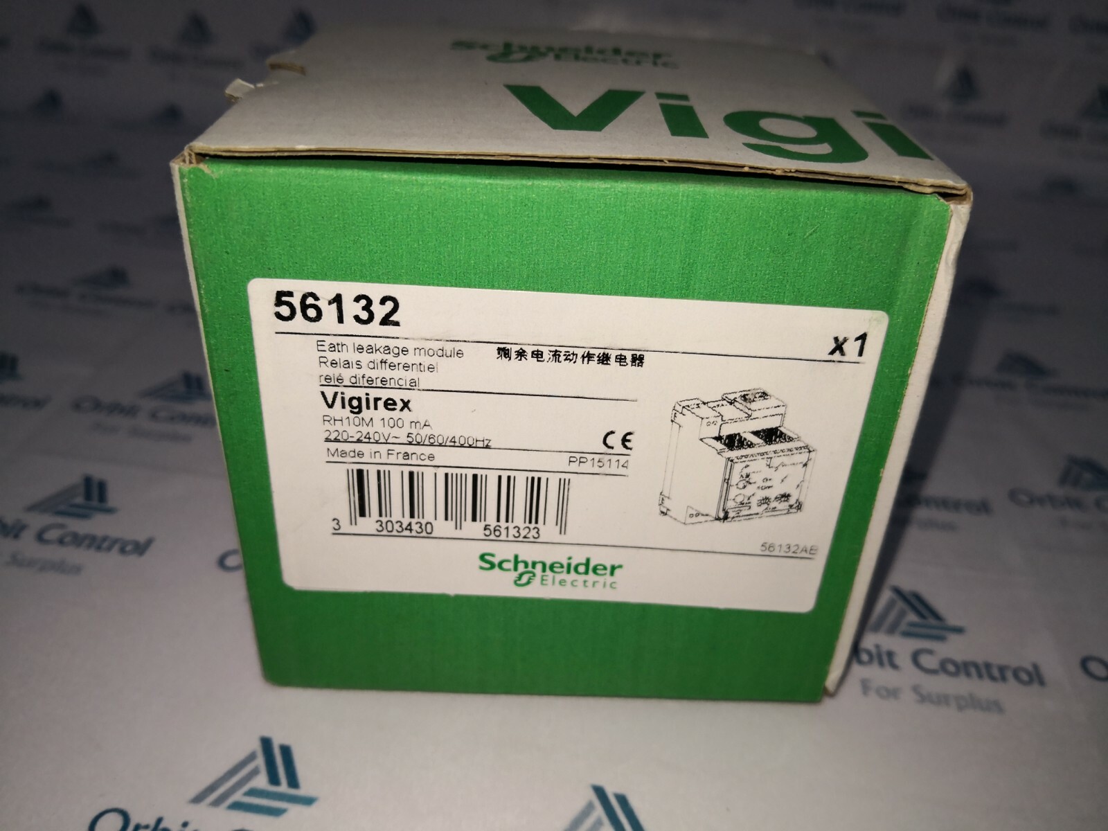 Schneider Electric 56132 Schneider Electric 56132 Relay Differential RH10M, 100 mA, 240 V 4