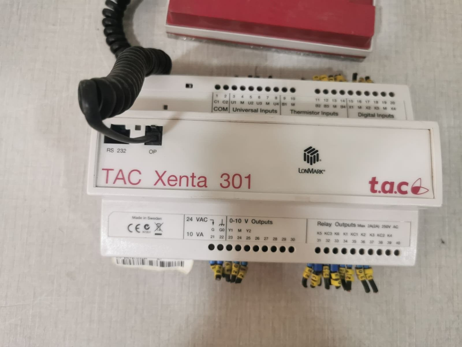 Schneider Electric XENTA-301 TAC Programmable TAC Xenta 301 with TAC Xenta OP 4