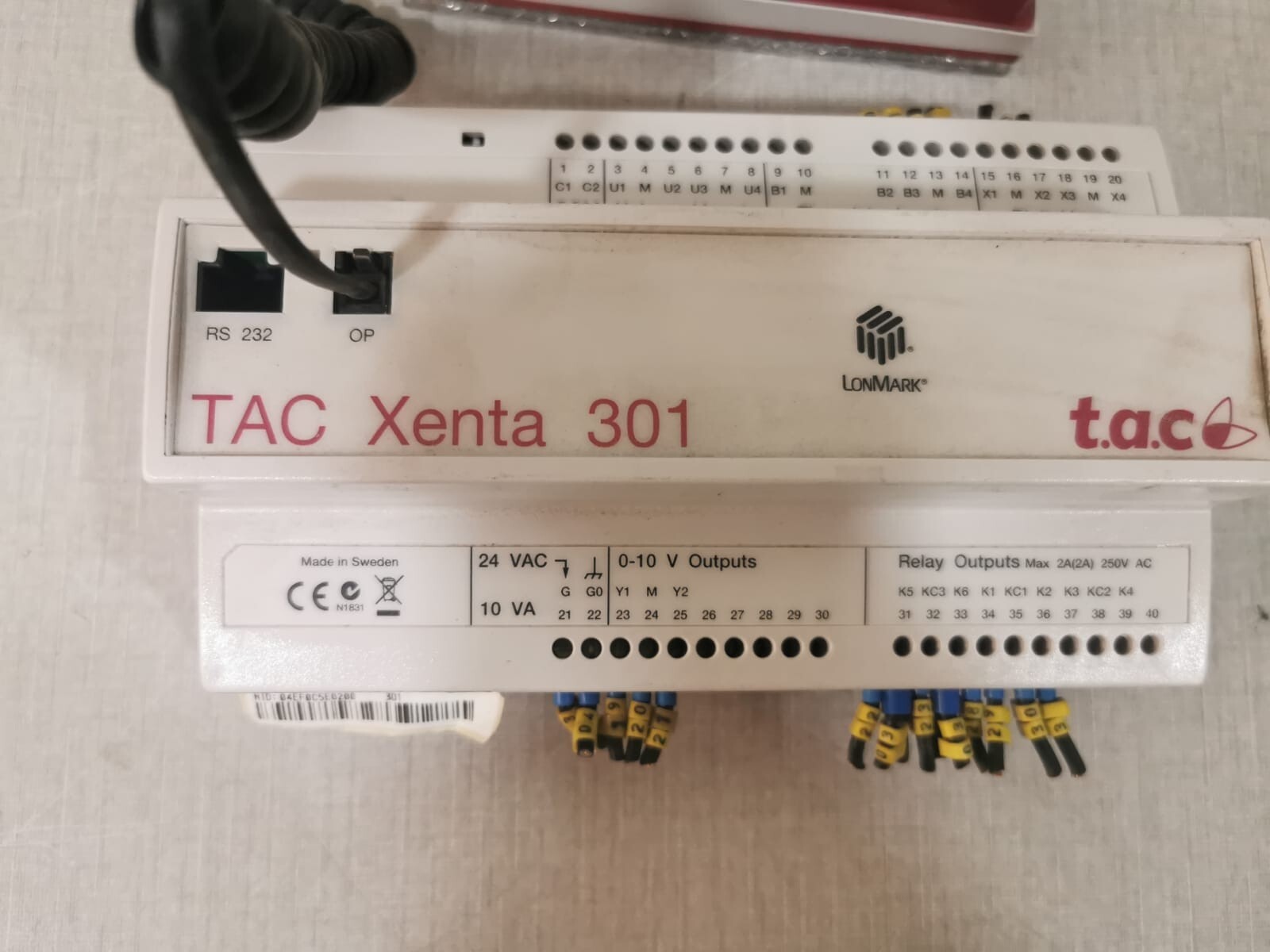 Schneider Electric XENTA-301 TAC Programmable TAC Xenta 301 with TAC Xenta OP 5