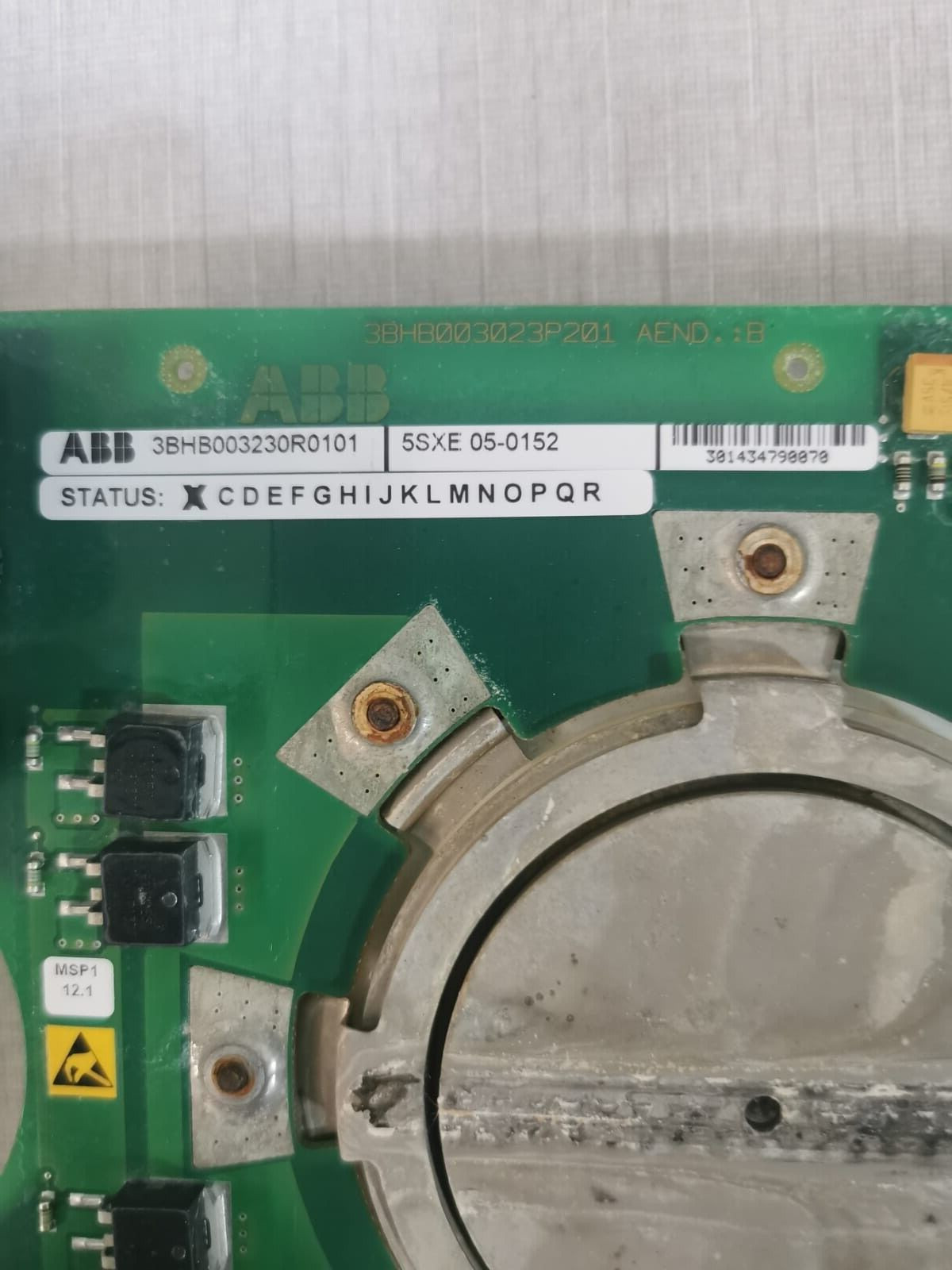 ABB 5SXE 05-0152 ABB 3BHB003230R0101 5SXE 05-0152 Drive Board 2