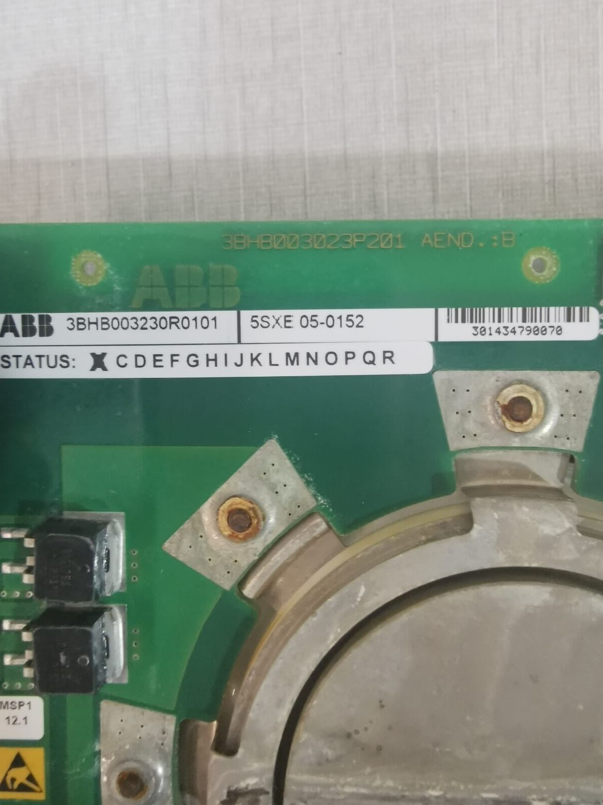 ABB 5SXE 05-0152 ABB 3BHB003230R0101 5SXE 05-0152 Drive Board 4