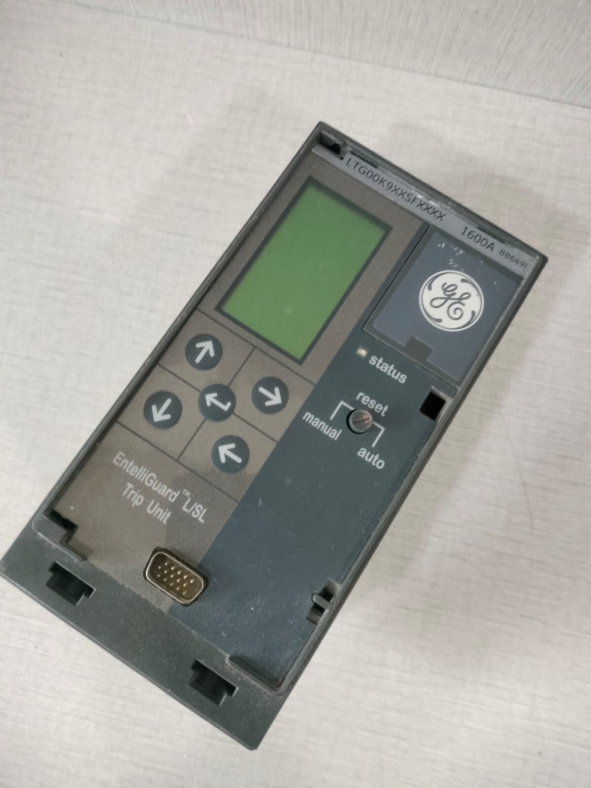 GE LTG00K9XXSFXXXX GE LTG00K9XXSFXXXX 1600A BB649 ENTELLIGUARD L/SL TRIP UNIT 4