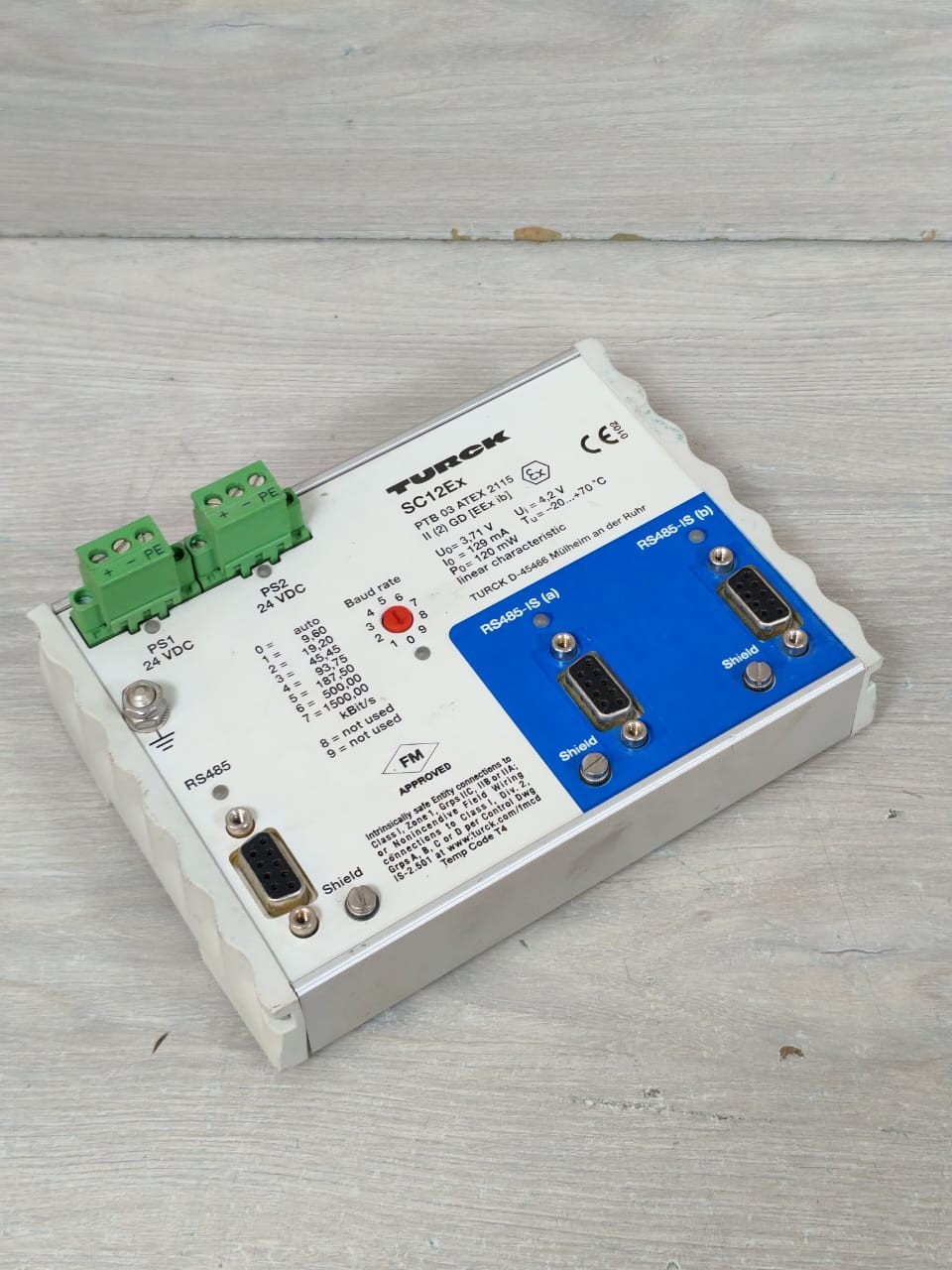 Turck PTB-03 TURCK SC12Ex Module PTB 03 ATEX 2115 - DAMAGED CASE 3
