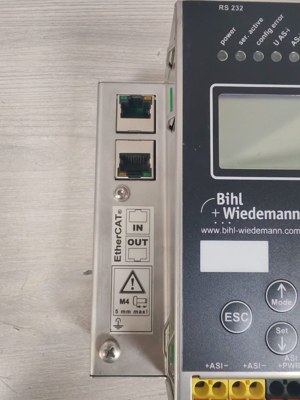 Bihl+Wiedemann BWU2162 Bihl+Wiedemann AS-i 3.0 EtherCAT Gateway BWU2162 6