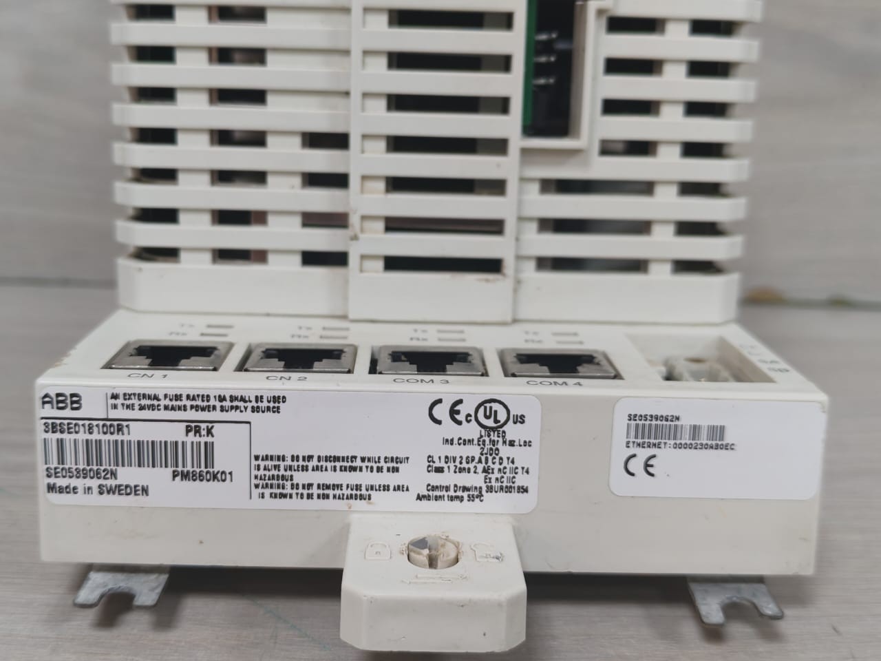 ABB 3BSE018110R1 ABB AC 800M/PM860 3BSE018110R1 PR;G PROCESSOR WITH 3BSE018100R1/PM860K01 BASE 7