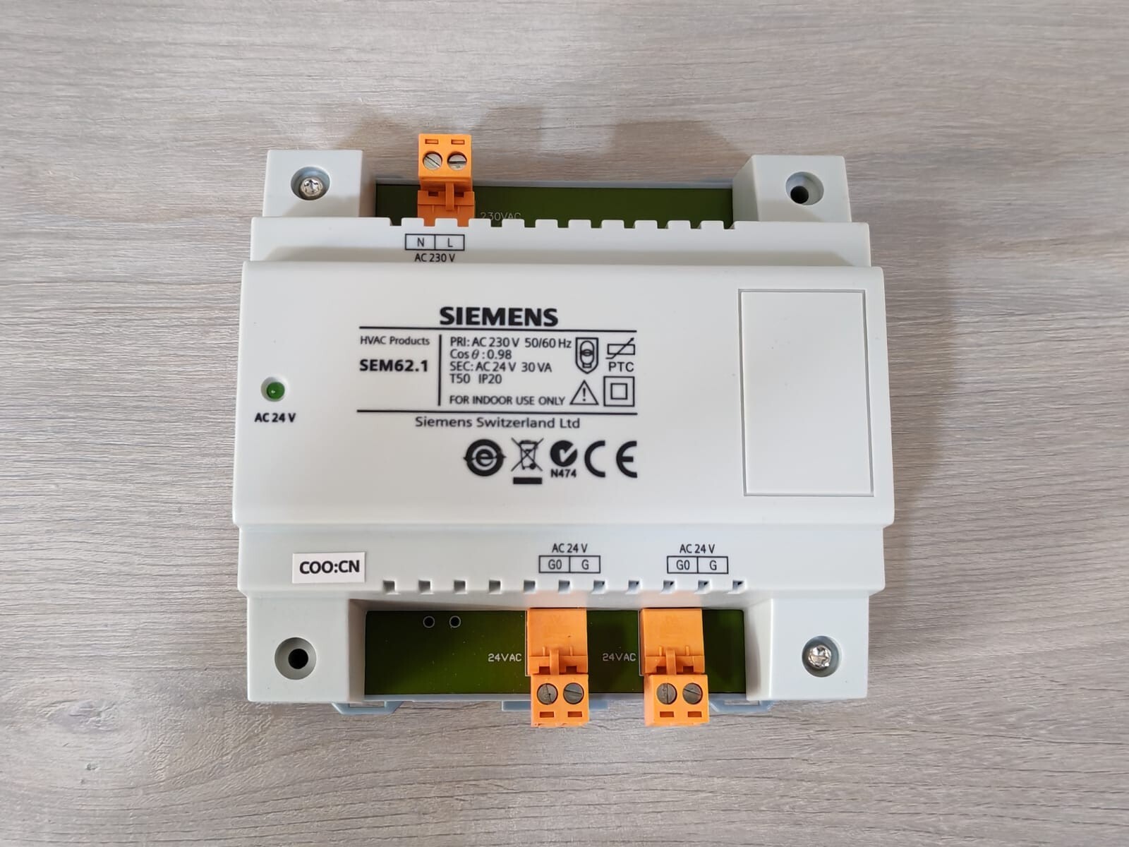 Siemens SEM62.1 SIEMENS SEM62.1 HVAC TRANSFORMER AC 230V 50/60Hz 2