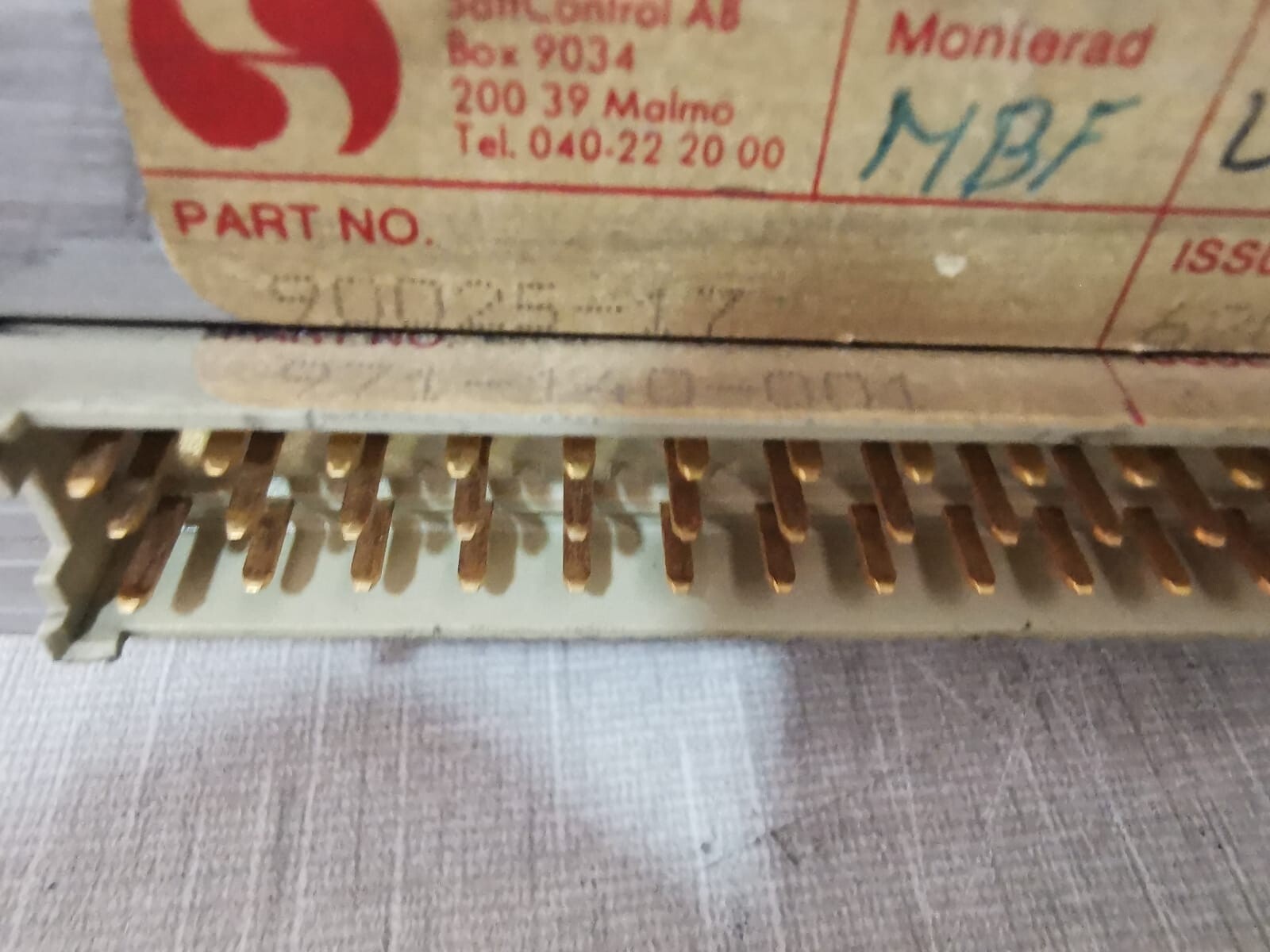 TETRA PAK PAK-90025 TETRA PAK 90025-17 INPUT MODULE 2