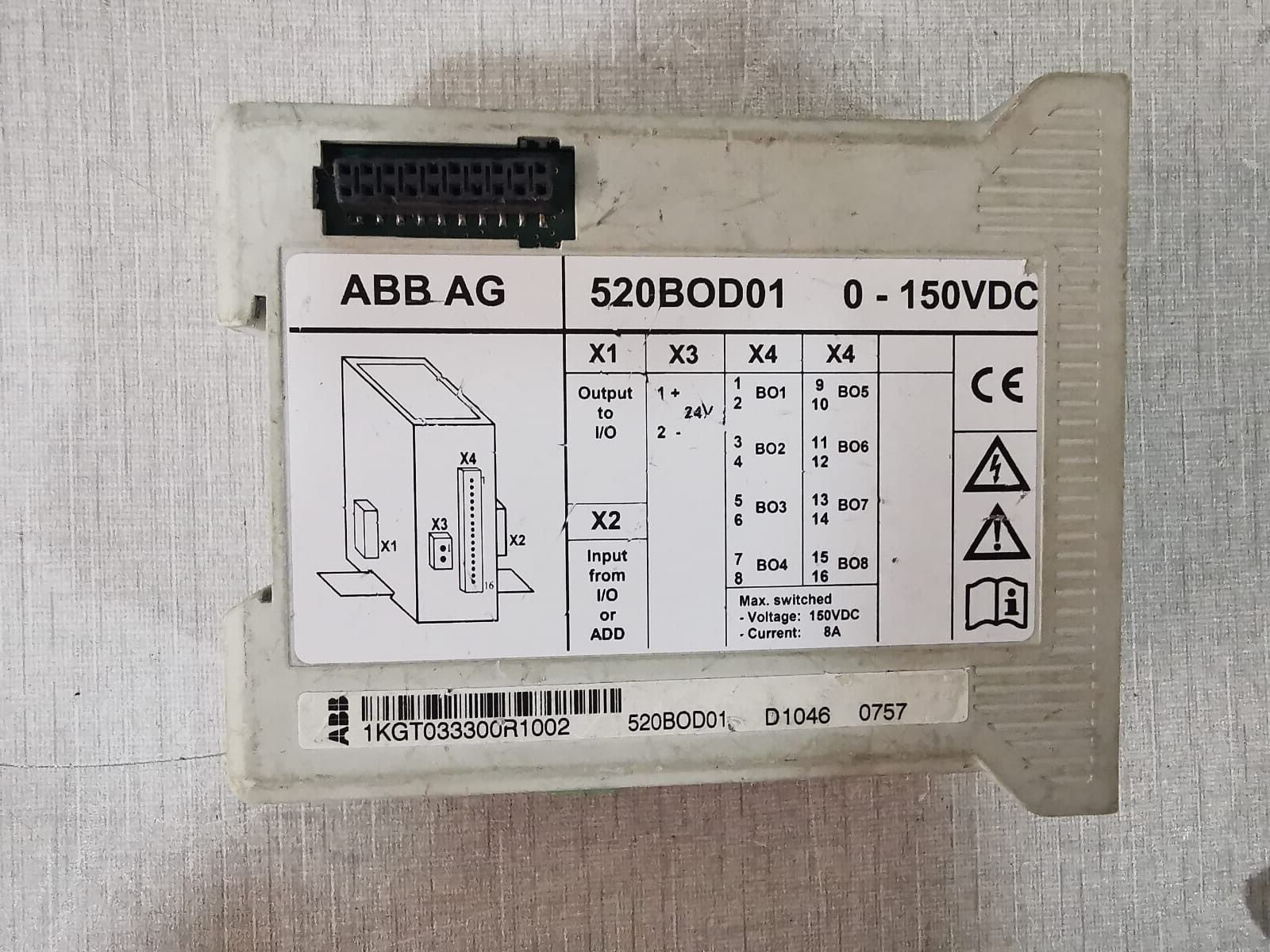 ABB 520BOD01 520BOD01 ABB 1KGT033300R1002 2