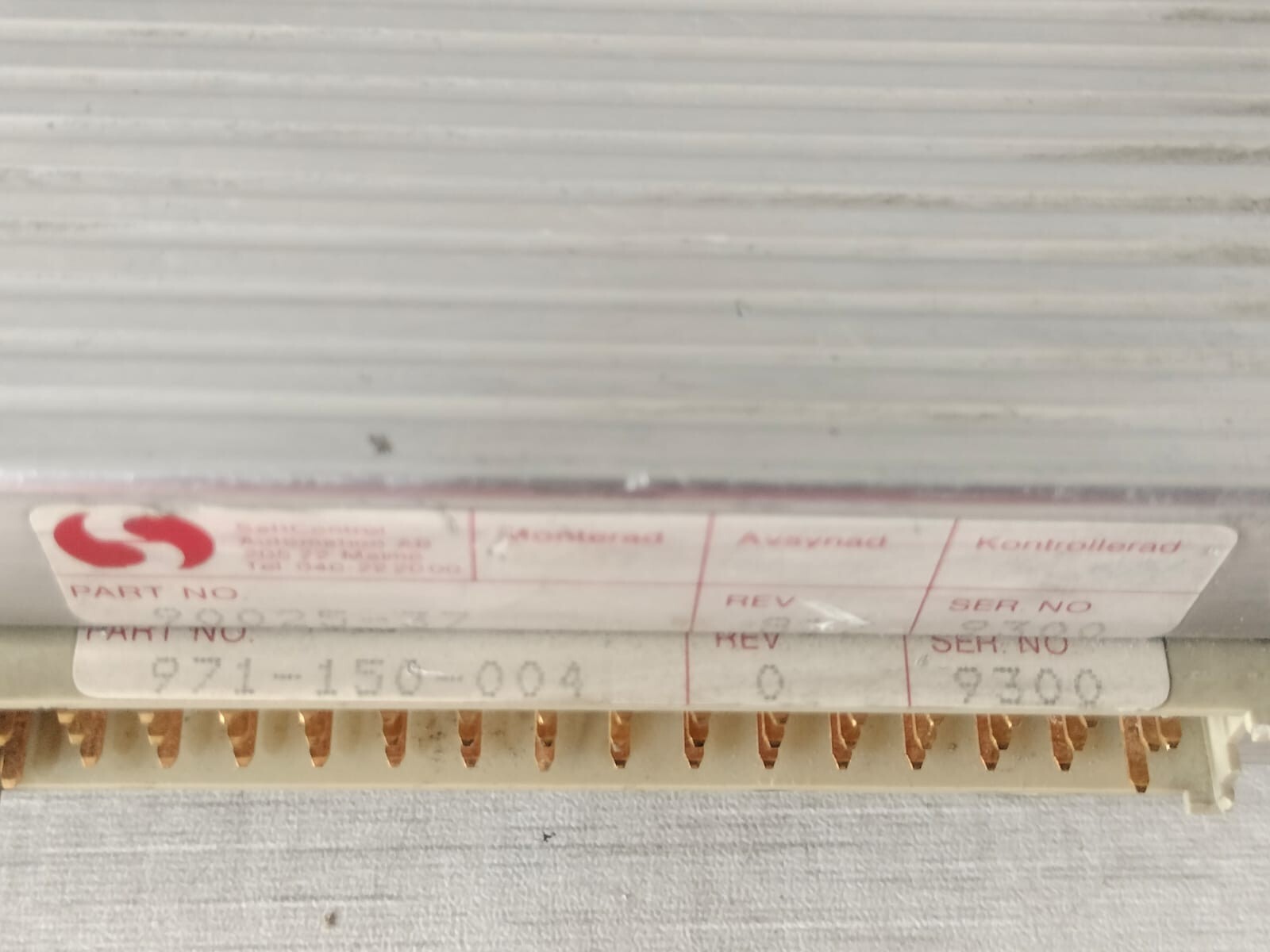 TETRA PAK 971-156-004 REV.0 TETRA PAK 90025-37 REV 812 / 971-156-004 REV.0 INPUT MODULE 5