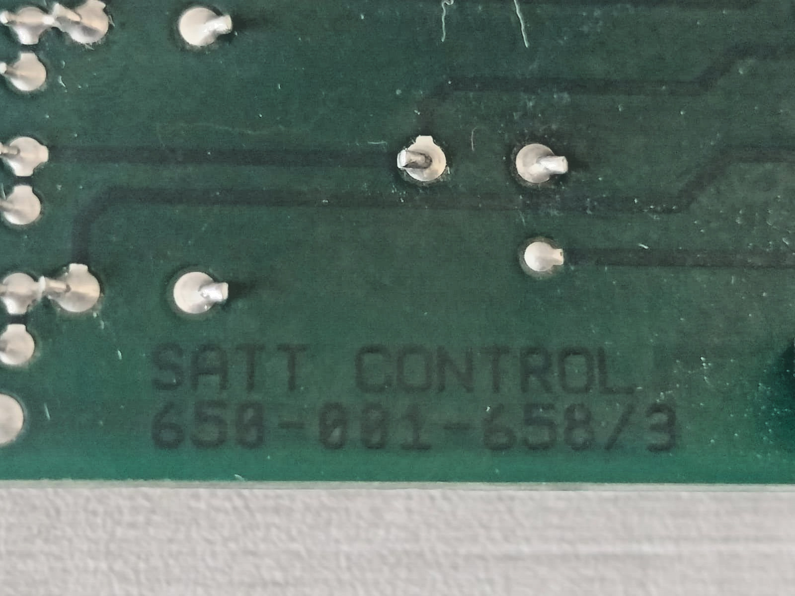 SATT CONTRO 650-011-658/3 SATT CONTROL 650-011-658/3 Control Module 6
