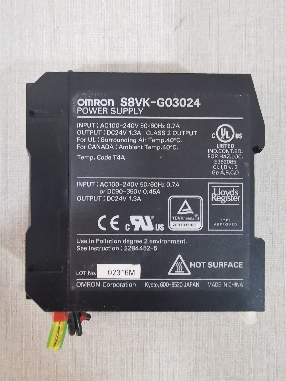 Omron G03024 OMRON S8VK-G03024 POWER SUPPLY 2