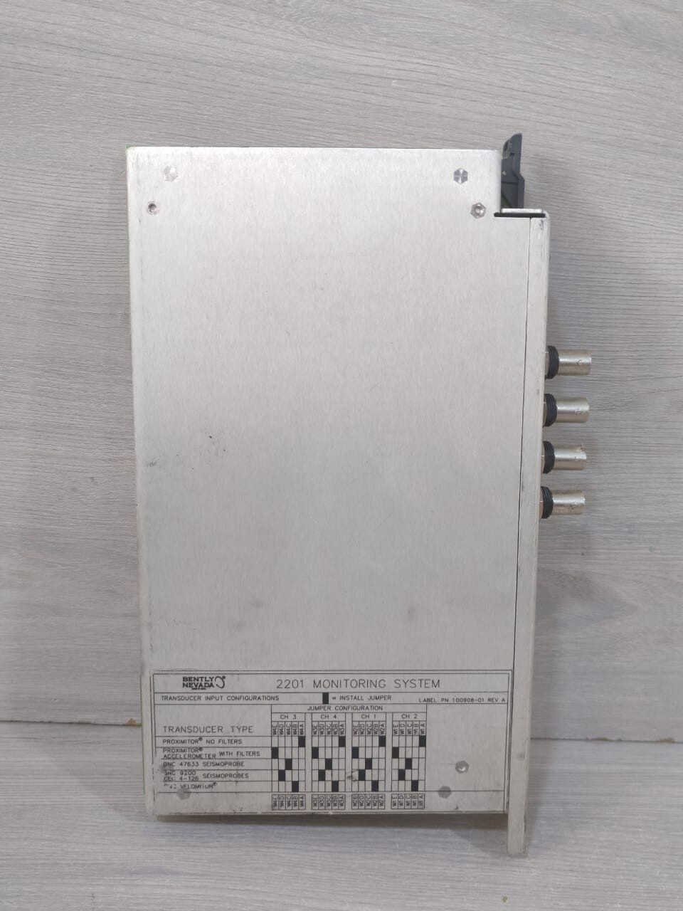 Bently Nevada 132419-01 Bently Nevada 132419-01 4Channel Monitor Solar Turbines 190662-28 6