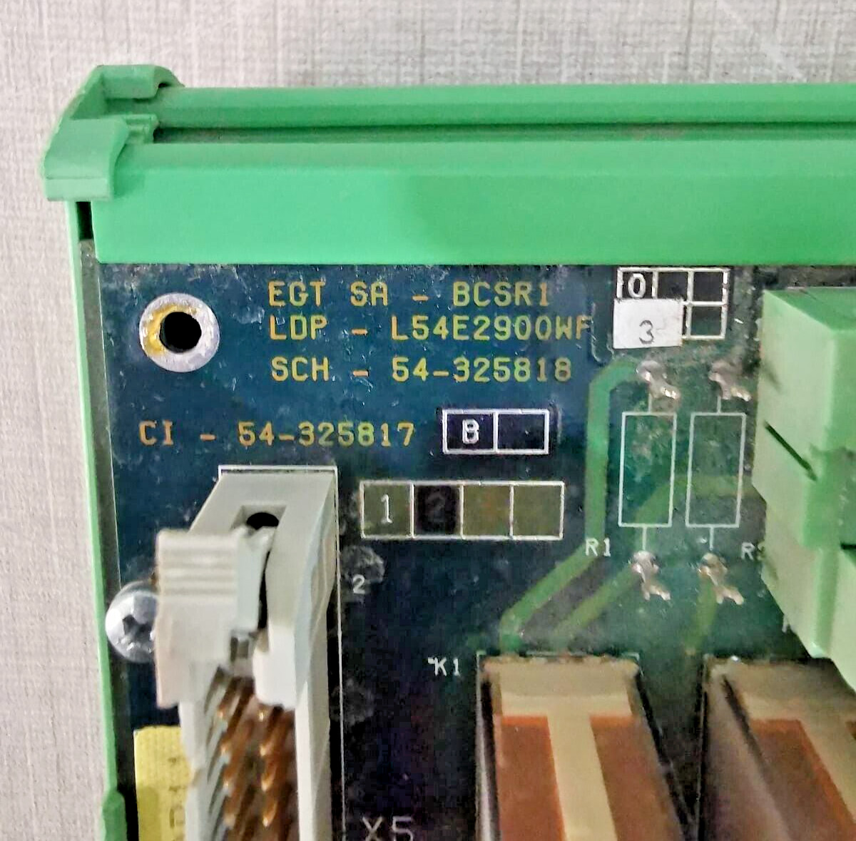 Woodward CI-54-325817 WOODWARD CI-54-325817 REV B BOARD SCH-54-325818 2