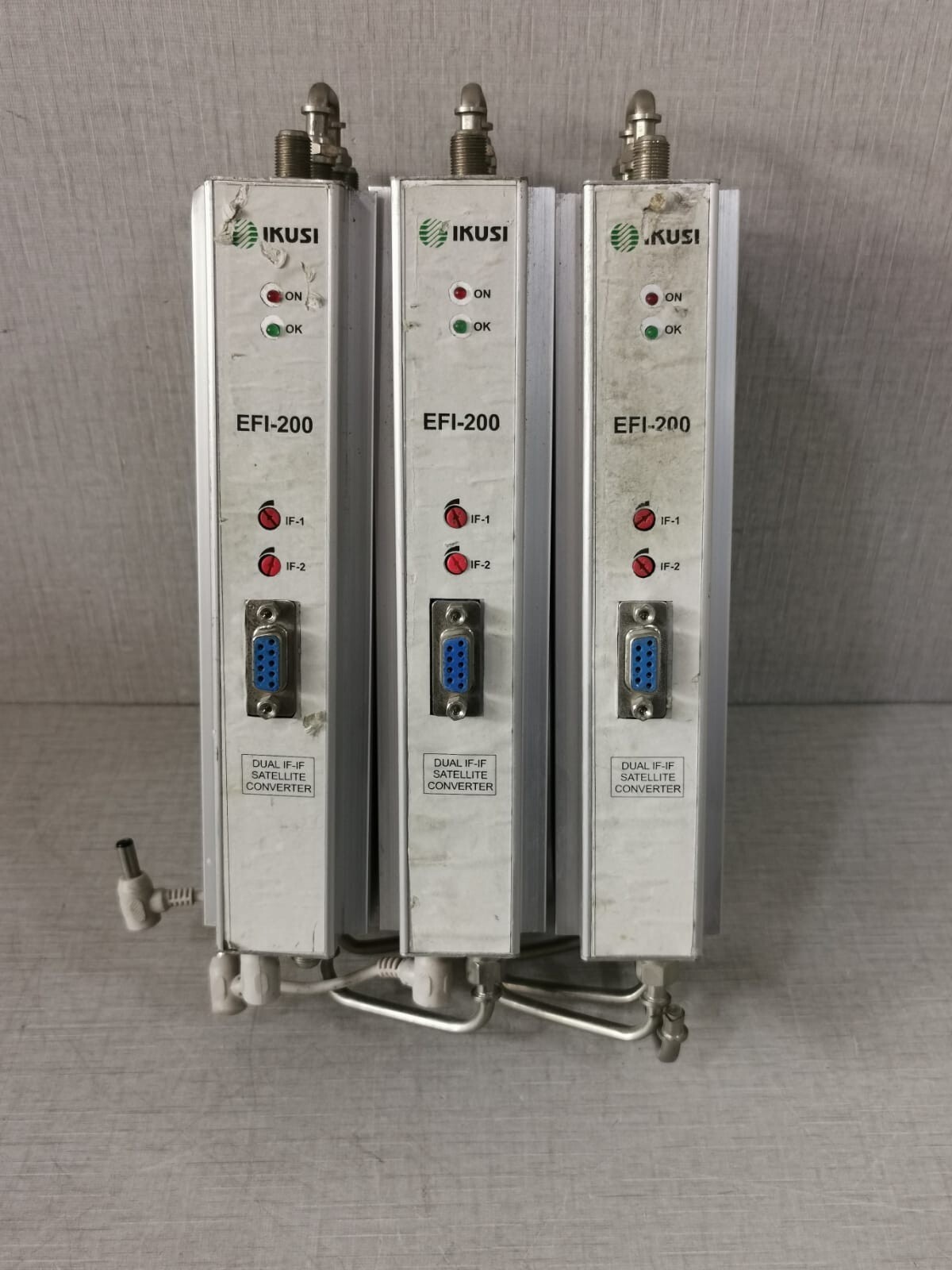 IKUSI EFI-200 DUAL IF-IF SATELLITE CONVERTER 24VDC-270mA