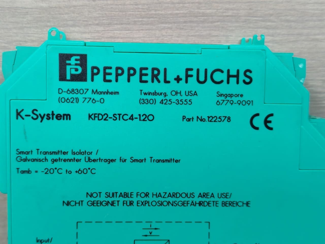 Pepperl+Fuchs KFD2-STC4-120 PEPPERL+FUCHS KFD2-STC4-120 ISOLATION BARRIER 122578 8