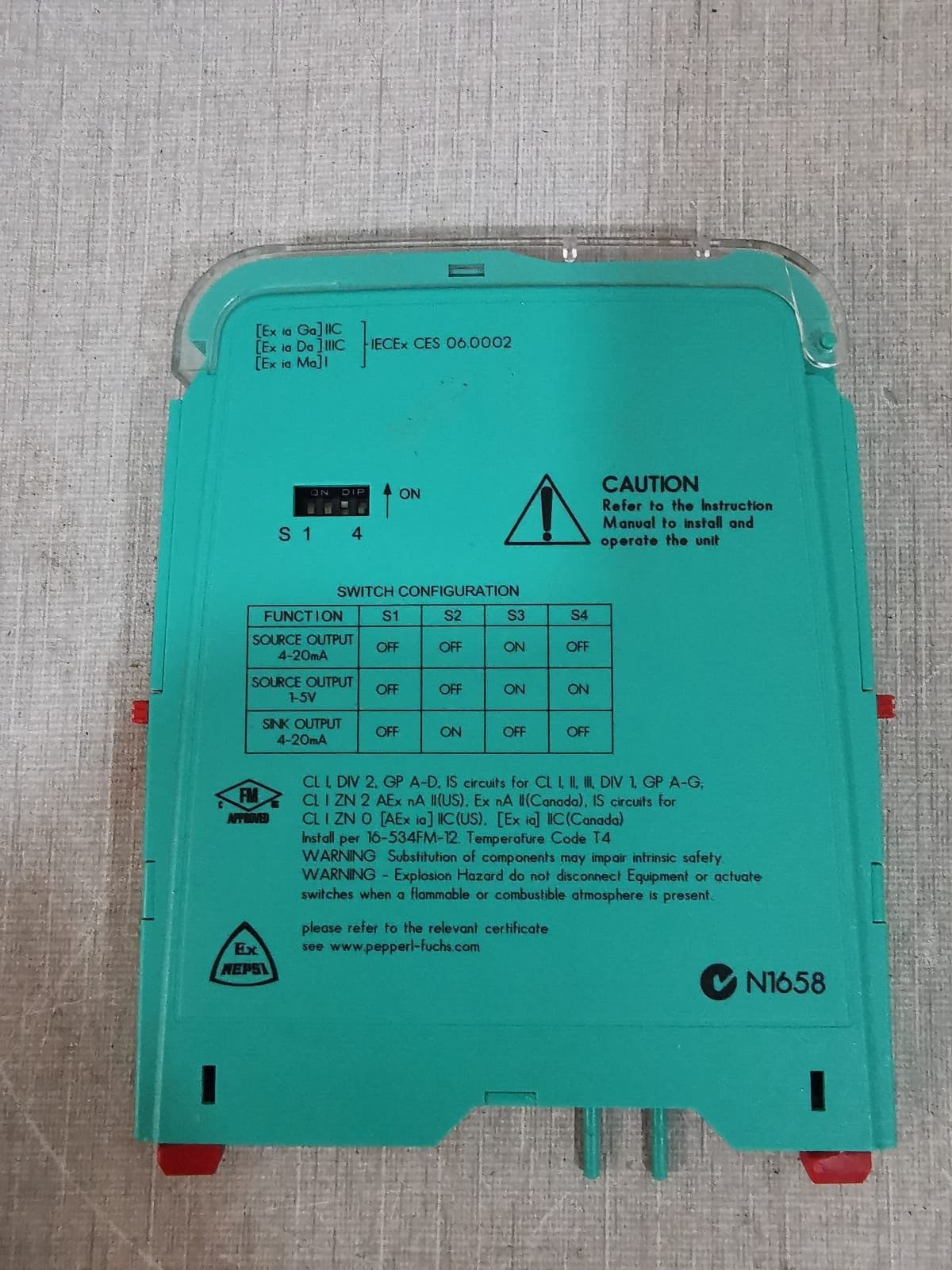 Pepperl+Fuchs HIC2025 PEPPERL+FUCHS HIC2025 Transmitter Power Supply 185539 4