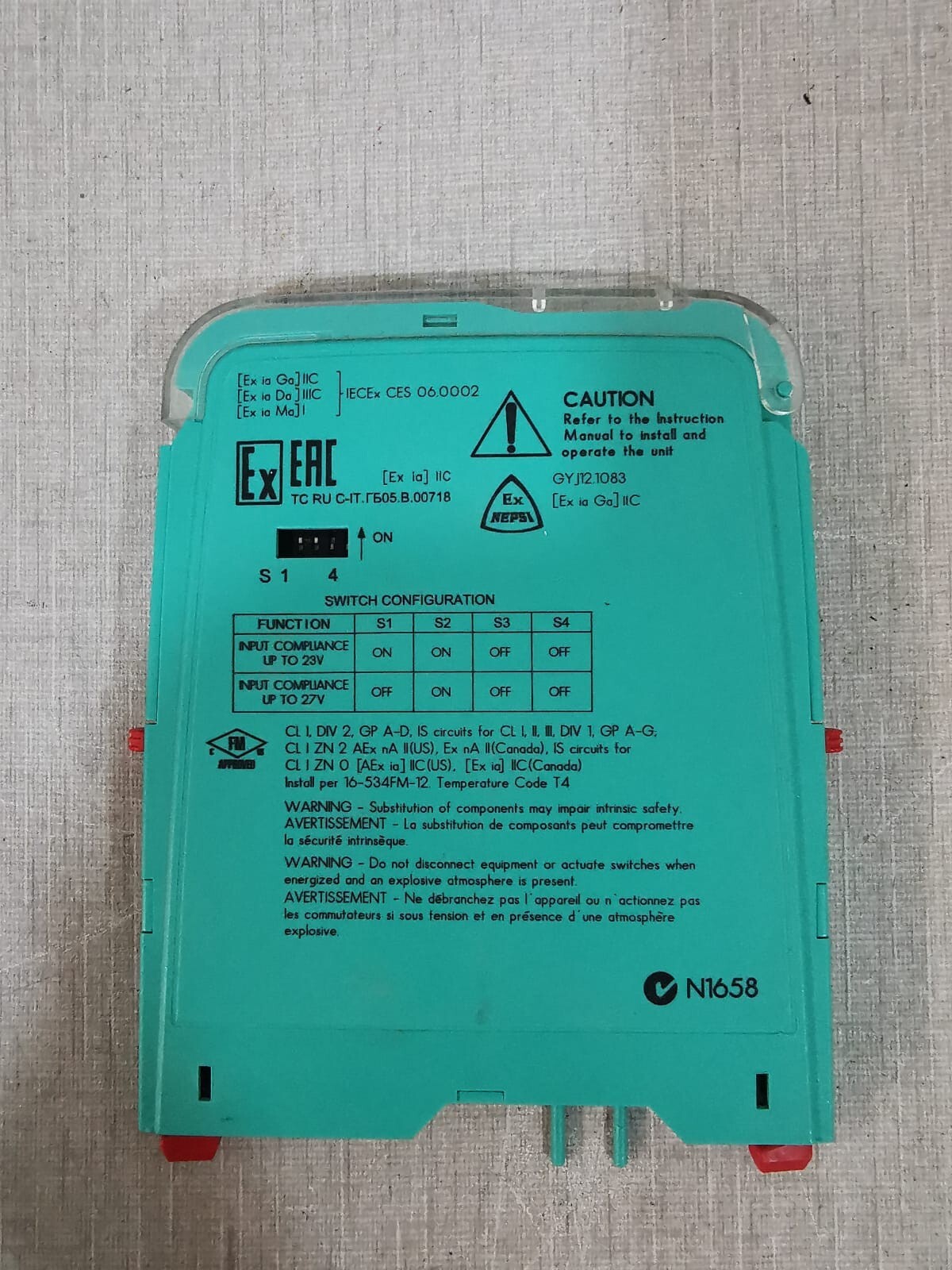 Pepperl+Fuchs HIC2031 PEPPERL+FUCHS HIC2031 Transmitter Power Supply 232445 3