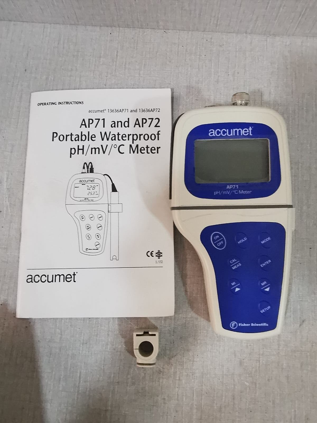 ACCUMENT AP71 pH/mV/C Meter Portable Waterproof with Fhilty Box