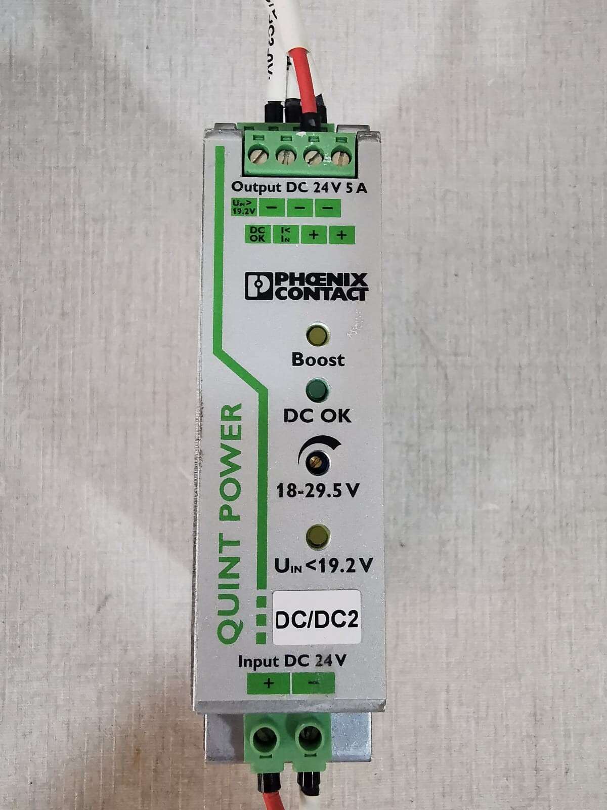 Phoenix Contact QUINT-PS/24DC/24DC/5 PHOENIX CONTACT QUINT-PS/24DC/24DC/5 POWER CONVERTER 6