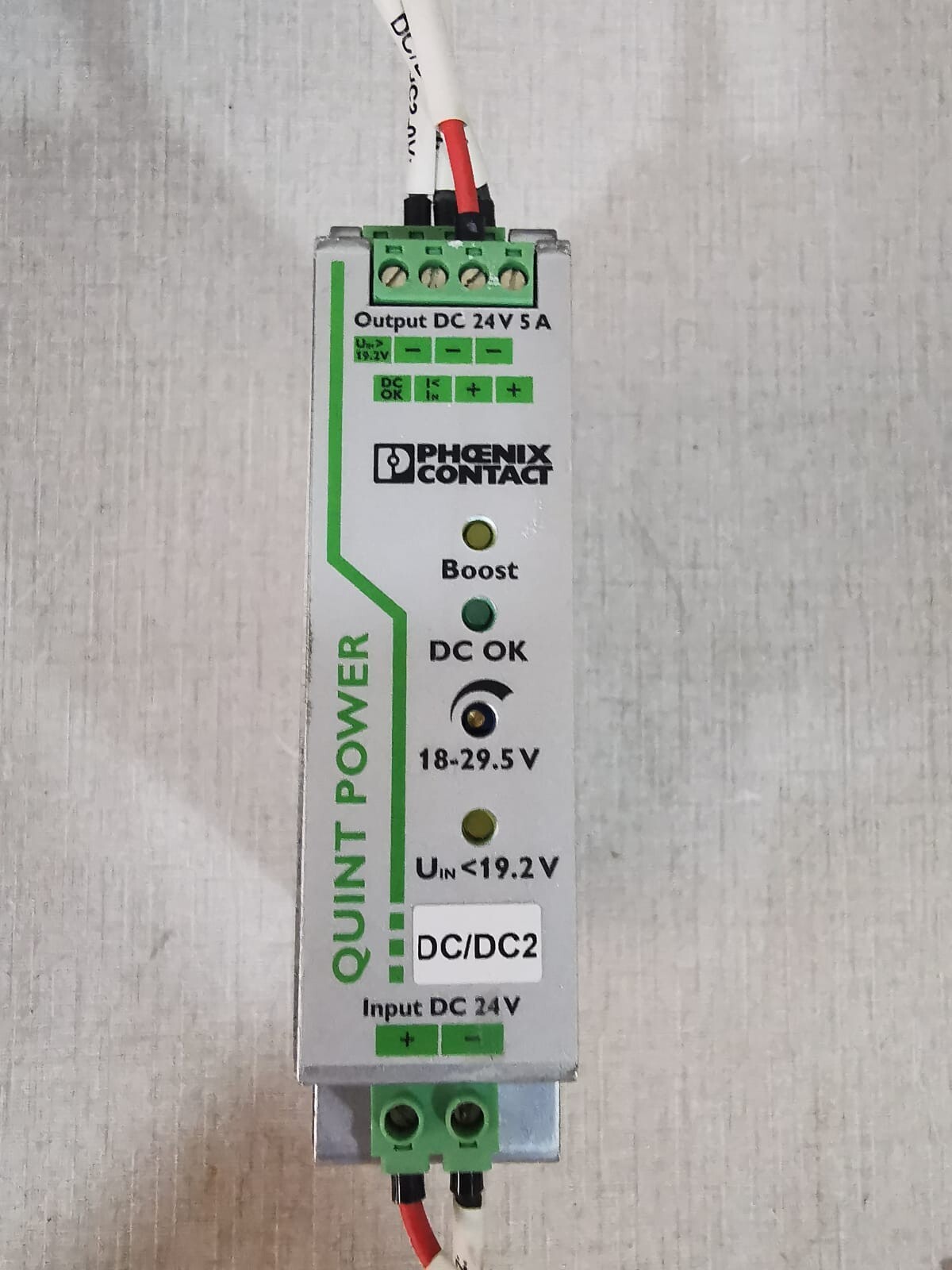 PHOENIX CONTACT QUINT-PS/24DC/24DC/5 POWER CONVERTER