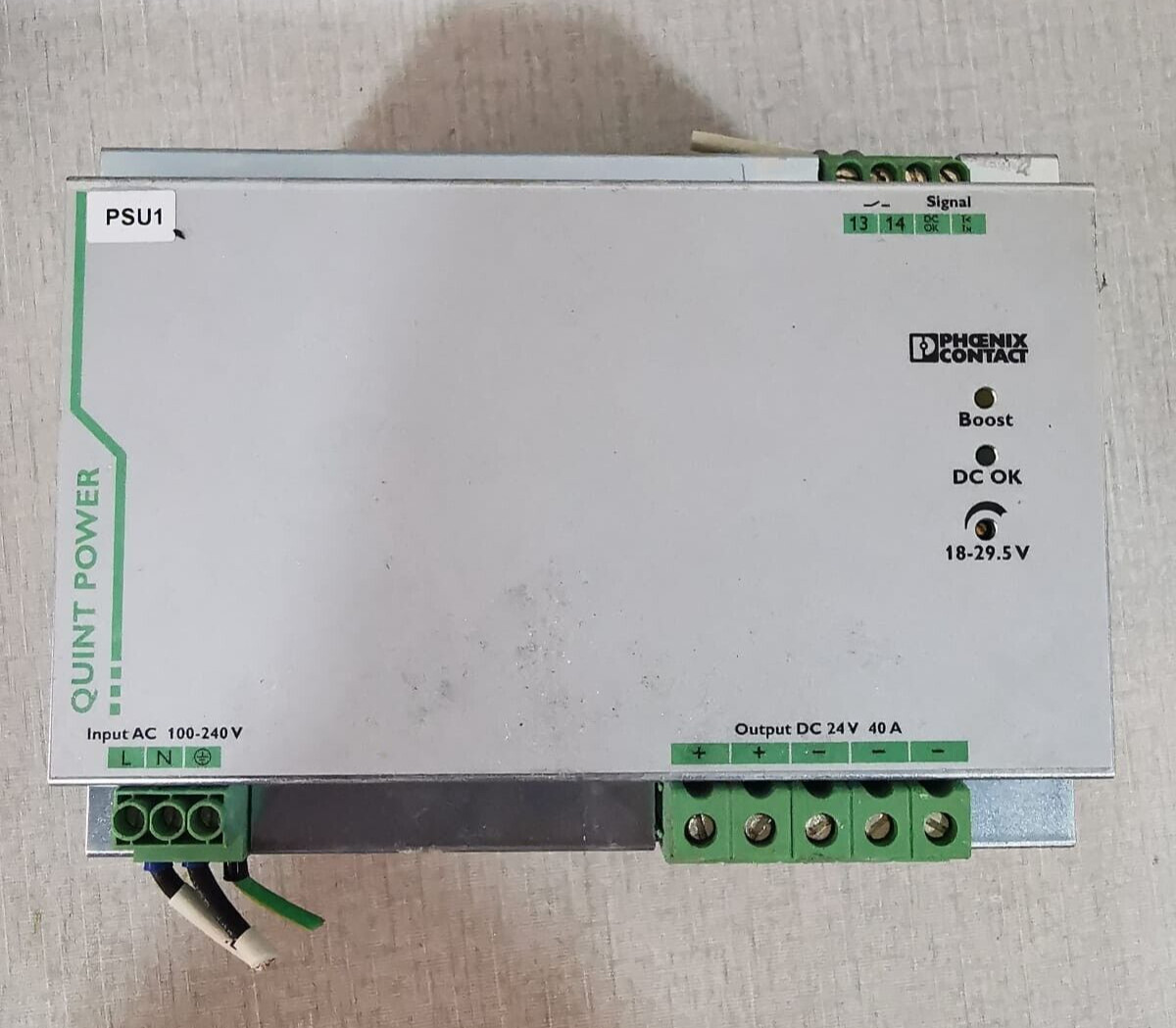 PHOENIX CONTACT QUINT-PS/1AC/24DC/40 Power Supply