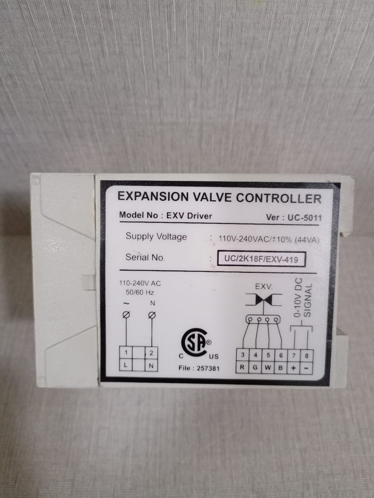 Unbranded EXV-DRIVER UC-5011 EXV-DRIVER EXPANSION VALVE CONTROLLER UC-5011 4