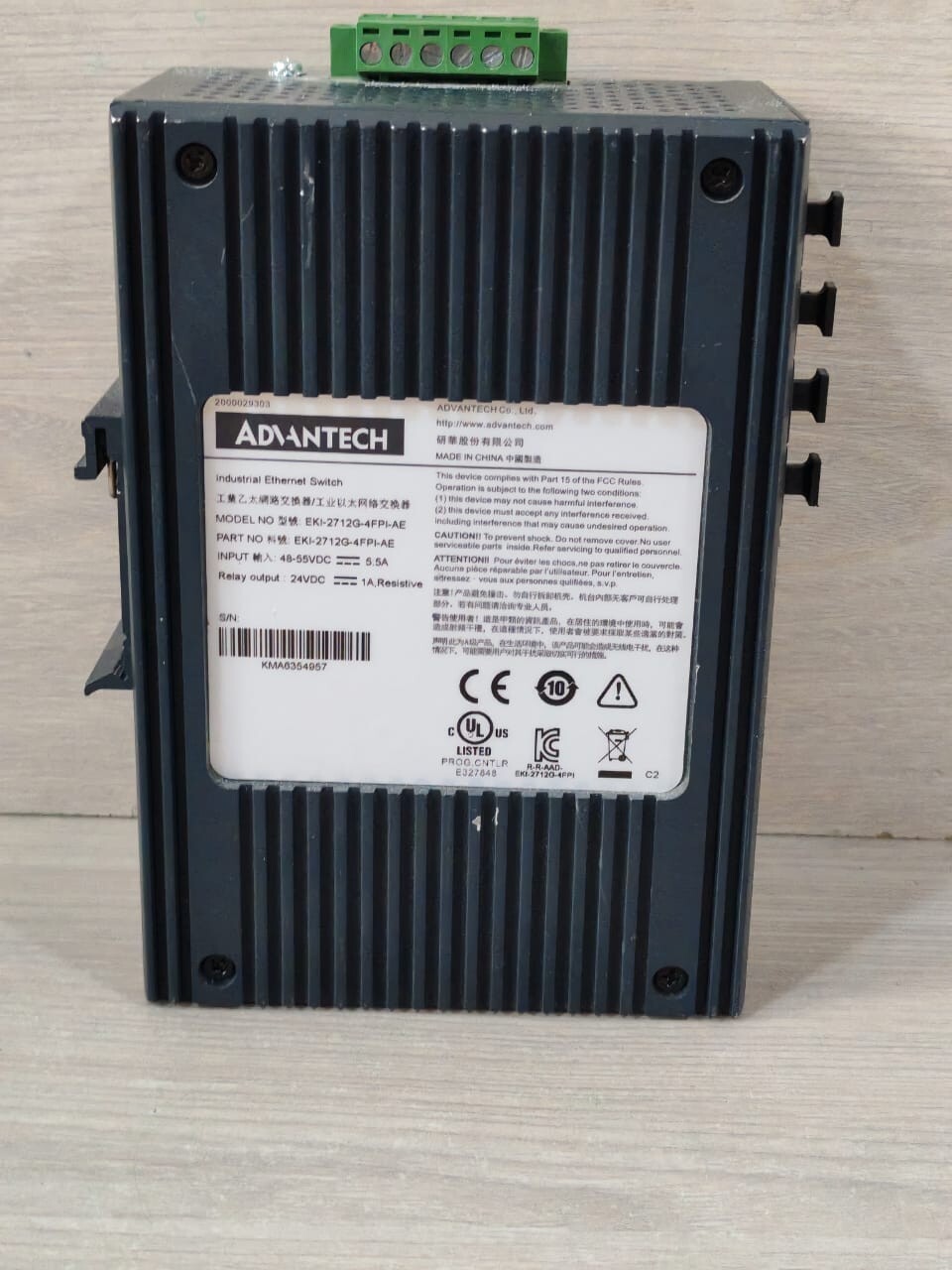 Advantech EKI-2712G -4FPI-AE Advantech EKI-2712G EKI-2712G -4FPI-AE INDUSTRIAL ETHERNET SWITCH 8
