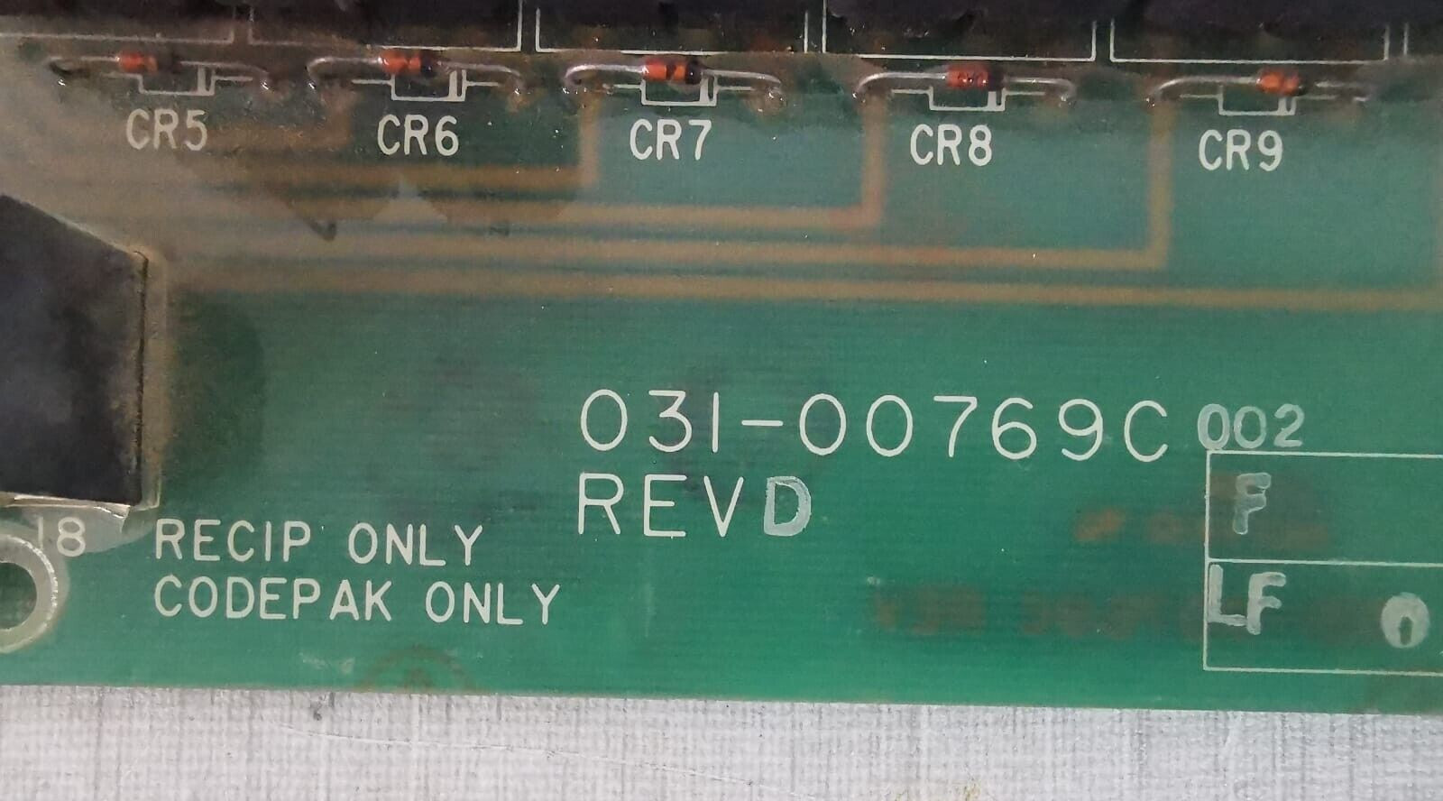 YORK 031-00769C 002 REV D YORK 031-00769C 002 REV D RELAY CIRCUIT BOARD 031-00769C 2