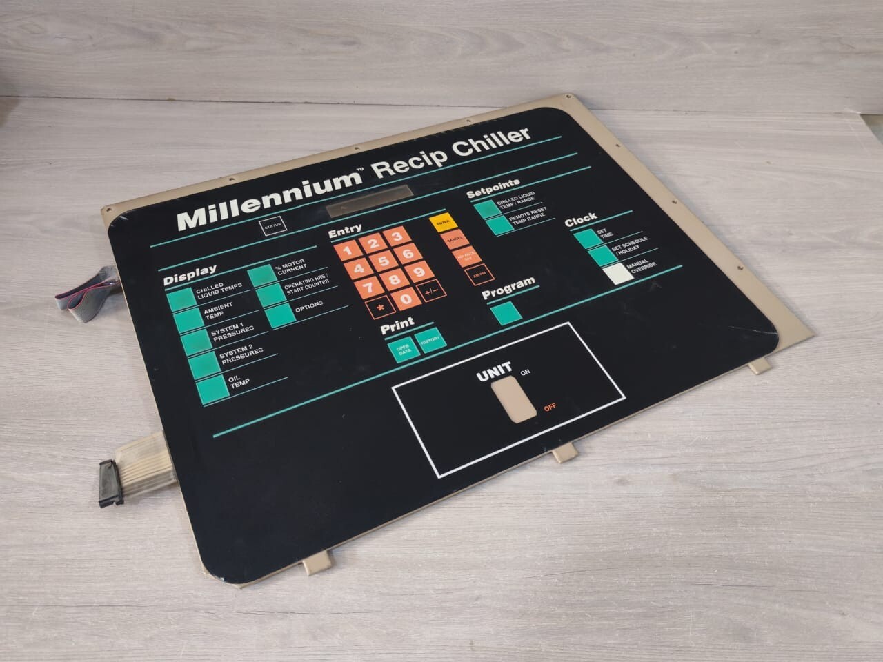 YORK YK-024-26108-000 REV B YORK YK-024-26108-000 REV B MILLENNIUM RECIP CHILLER KEYPAD CONTROL DISPLAY 3