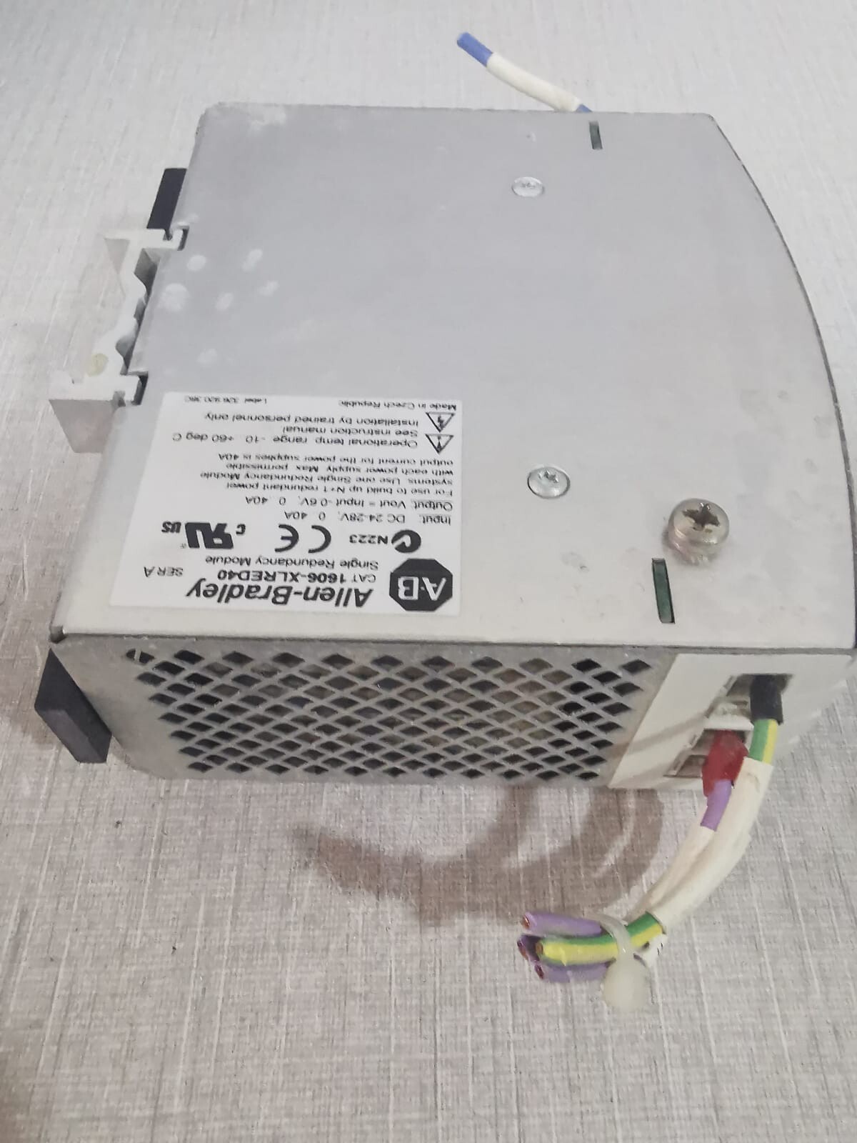 Bosch 1606-XLRED40 Allen Bradley 1606-XLRED40 Single Redundancy Module DC 24-28V 5