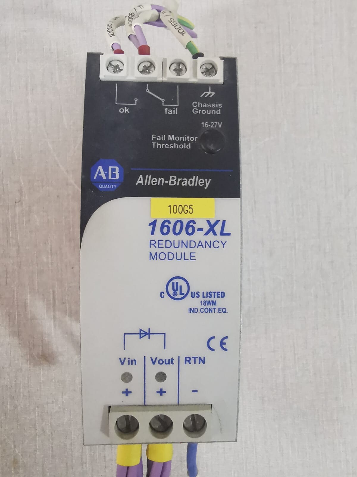 Allen Bradley 1606-XLRED40 Single Redundancy Module DC 24-28V