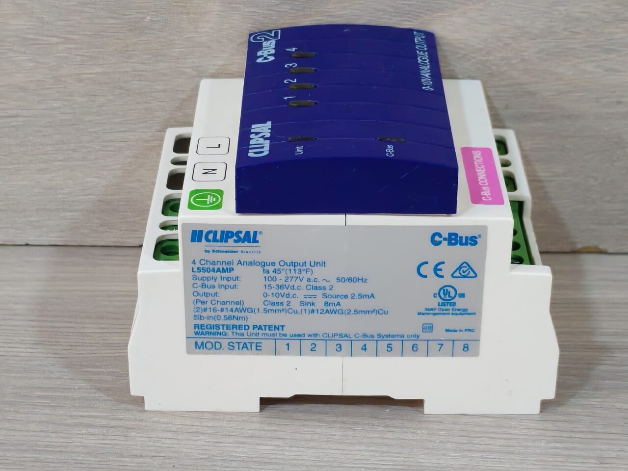 Clipsal L5504AMP Clipsal L5504AMP 4-Channel Analog Output Unit (Mfg. 2015) 6