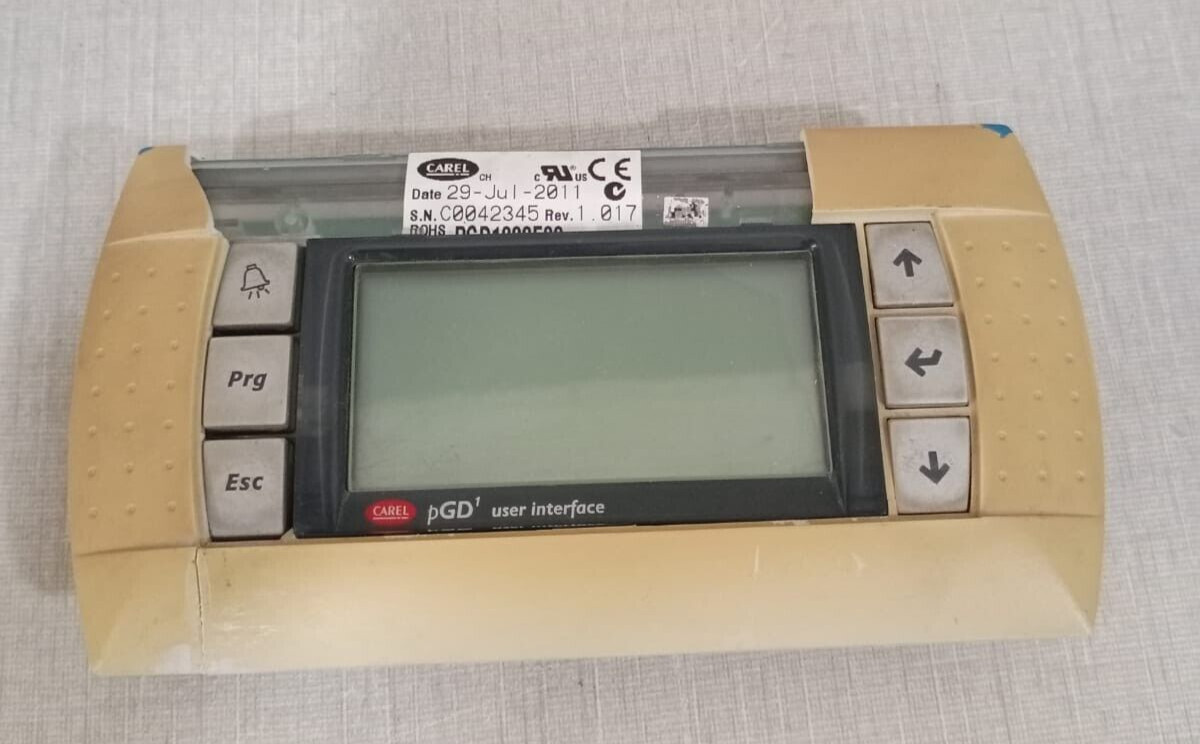 Carel PGD1000F00 CAREL PGD1000F00 Display Hand Board Broken Frame 4