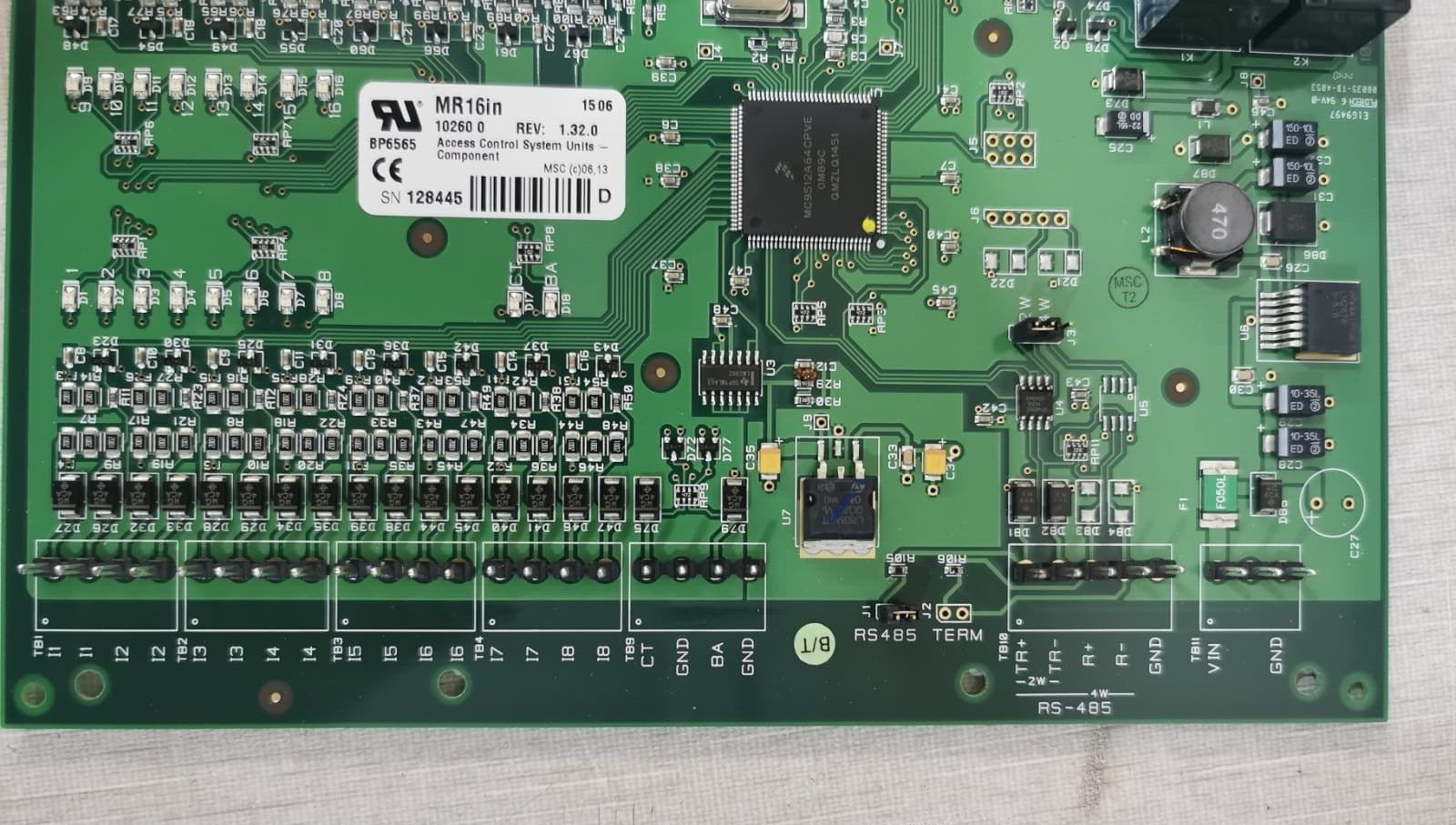 ACCESS MR16IN EMAX-MR16IN REV:1.32.0 16IN / 20UT ACCESS CONTROL SYSTEM UNITS 2