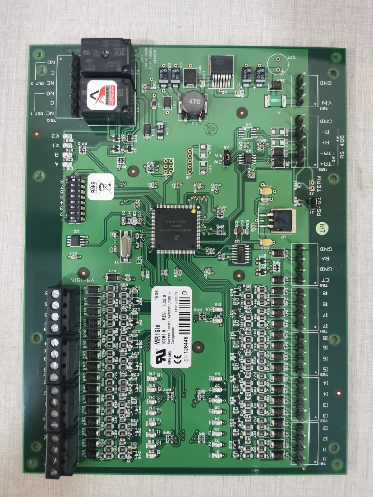 EMAX-MR16IN REV:1.32.0 16IN / 20UT ACCESS CONTROL SYSTEM UNITS