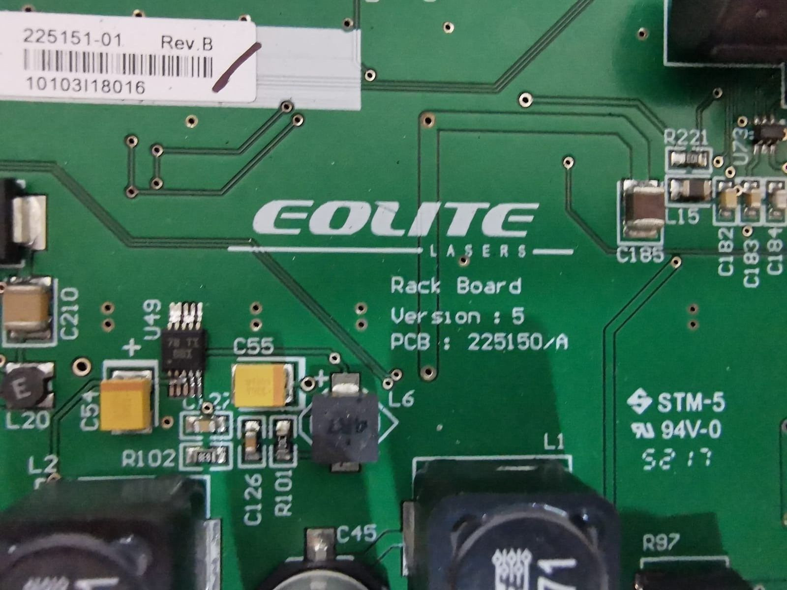 EOLITE PCBA 225151 Rev. B 225150/A EOLITE PCBA 225151 Rev. B 225150/A PCB BOARD 4