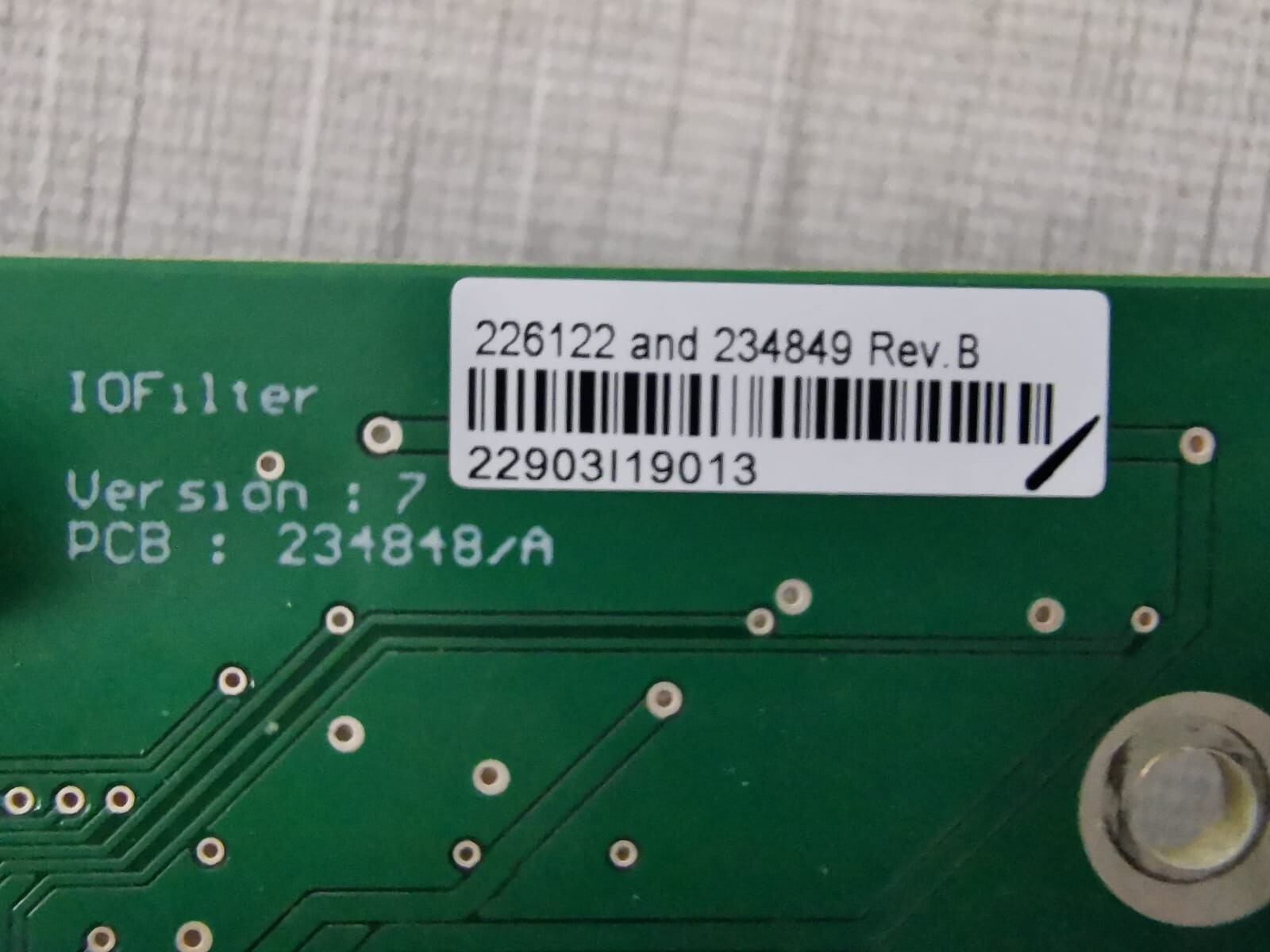EOLITE PCBA 226122 and 234849 Rev. B EOLITE PCBA 226122 & 234849 Rev. B / PCB 234848/A Board 2