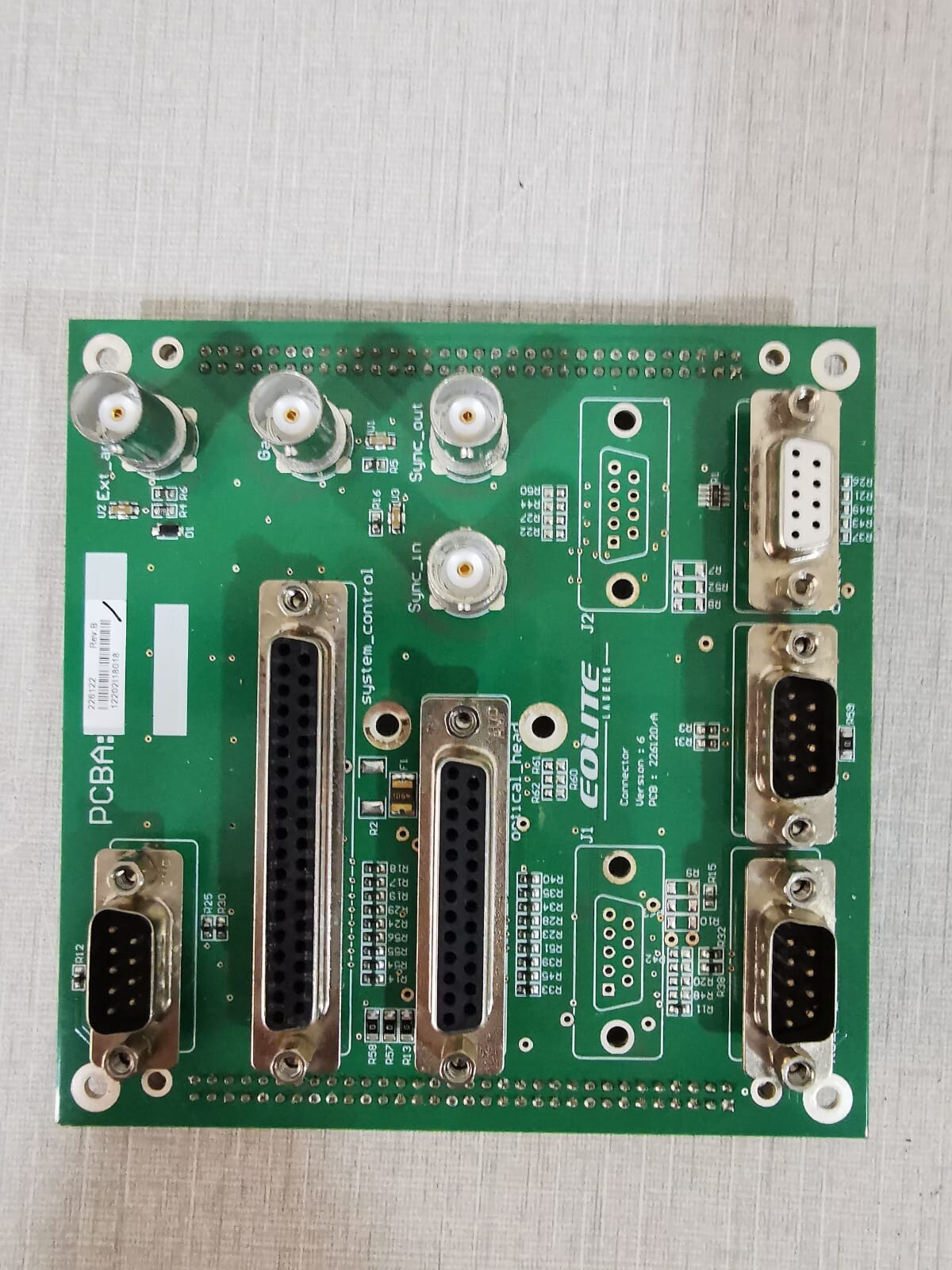 EOLITE PCBA 226122 Rev. B EOLITE PCBA 226122 Rev. B / PCB 226120/A PCB Board 5