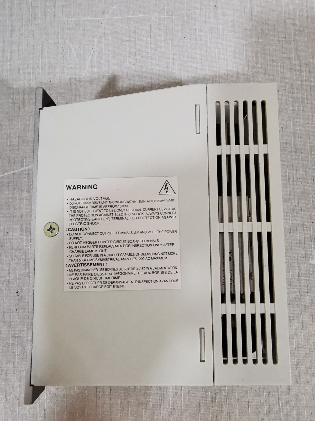 Mitsubishi MR-J2S-40B MITSUBISHI MR-J2S-40B SERVO MOTOR 400W 6