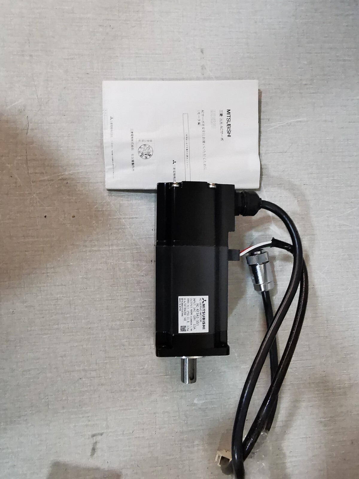 MITSUBISHI HC-KFS43-S51 AC SERVO MOTOR 129V