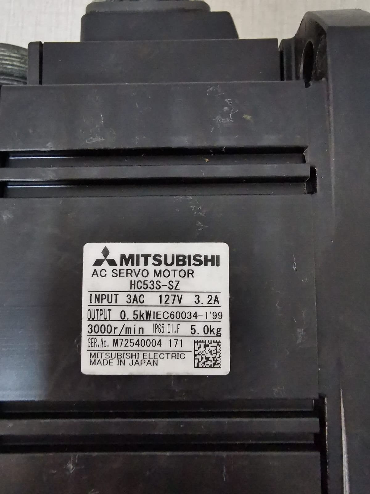 Mitsubishi HC53S-SZ MITSUBISHI HC53S-SZ AC SERVO MOTOR 9