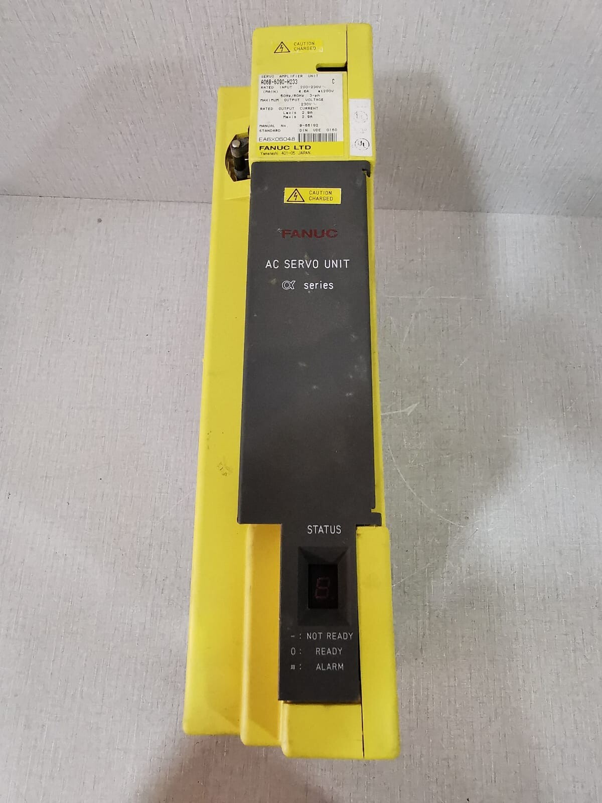 FANUC A06B-6090-H233 SERVO AMPLIFIER UNIT