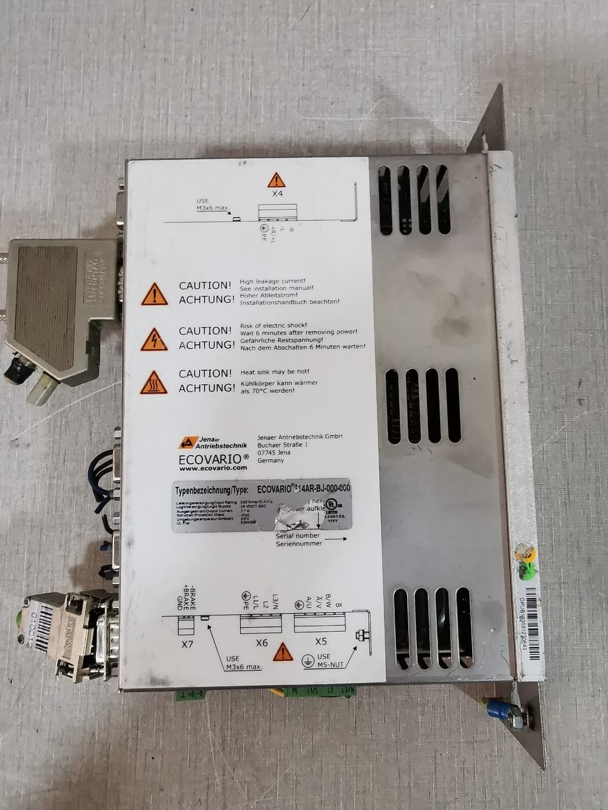 Jenaer Drive Technique ECOVARIO 114AR-BJ-000-000 Jenaer Drive Technique ECOVARIO 114AR-BJ-000-000 4