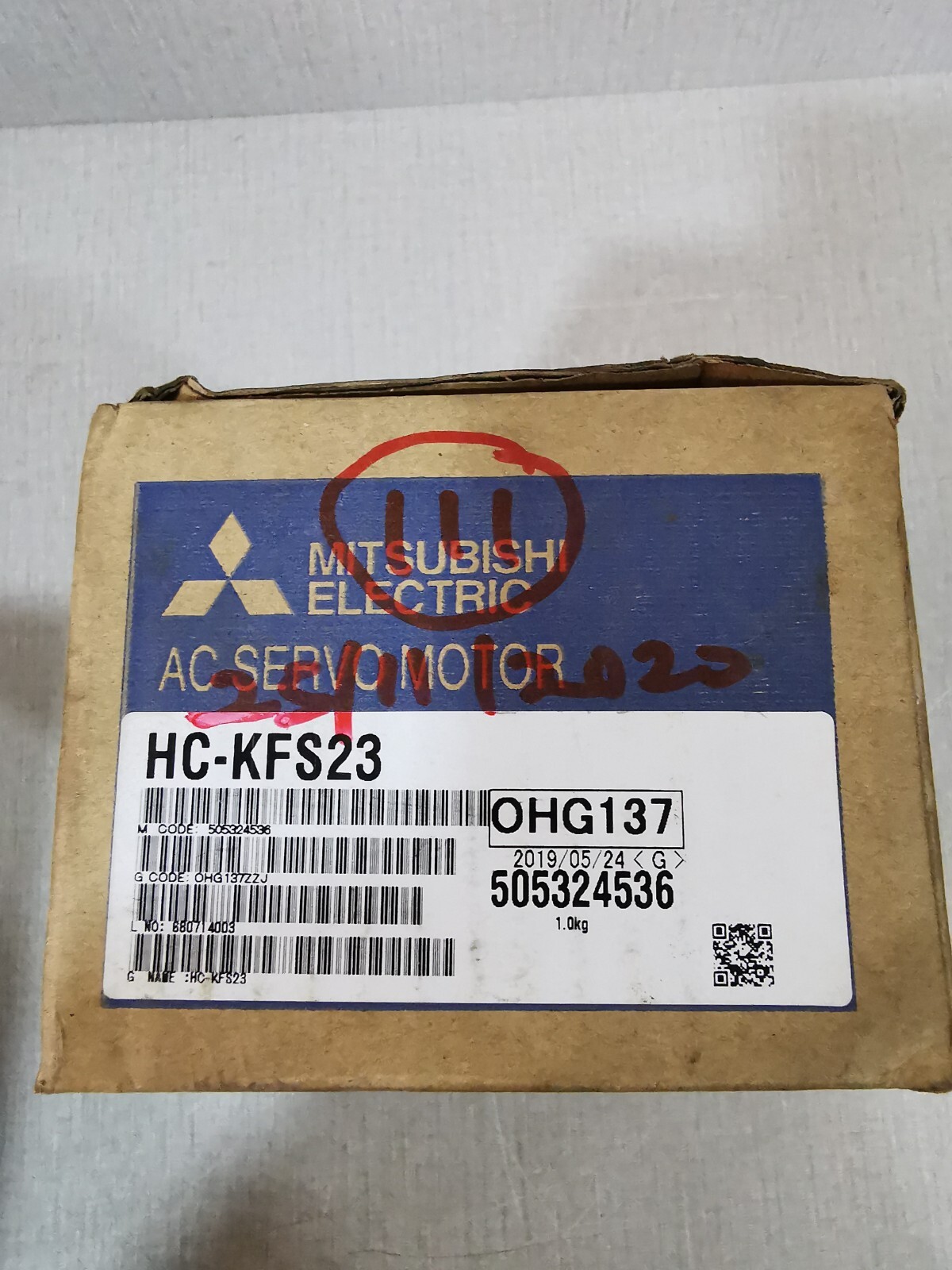 Mitsubishi HC-KFS23 MITSUBISHI HC-KFS23 AC SERVO MOTOR WITH FHILTY BOX 4