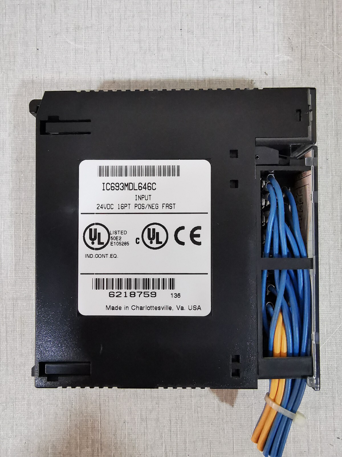 GE IC693MDL646C GE Fanuc IC693MDL646C INPUT MODULE 3