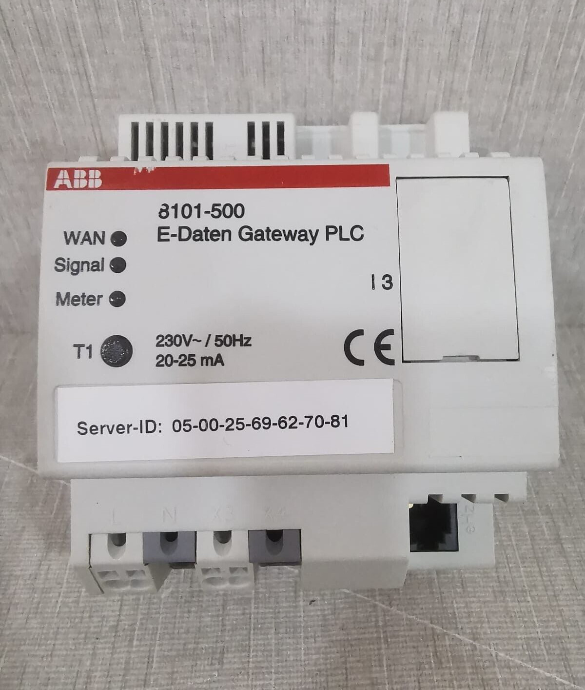 ABB 8101-500 PLC-MUC E-Daten Gateway PLC