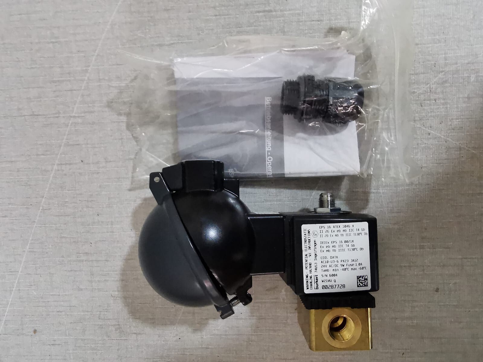 Burkert 74653 BURKERT 74653 POTENTIAL ELECTROSTATIC 4