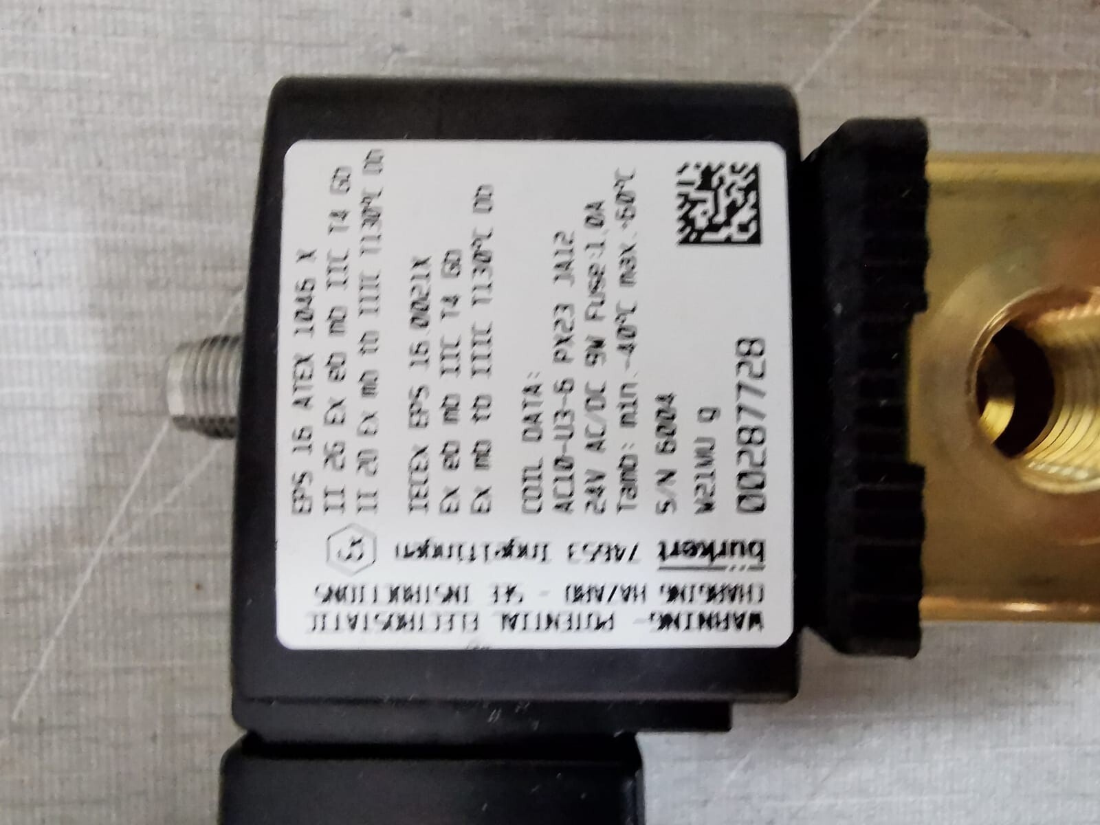 Burkert 74653 BURKERT 74653 POTENTIAL ELECTROSTATIC 5