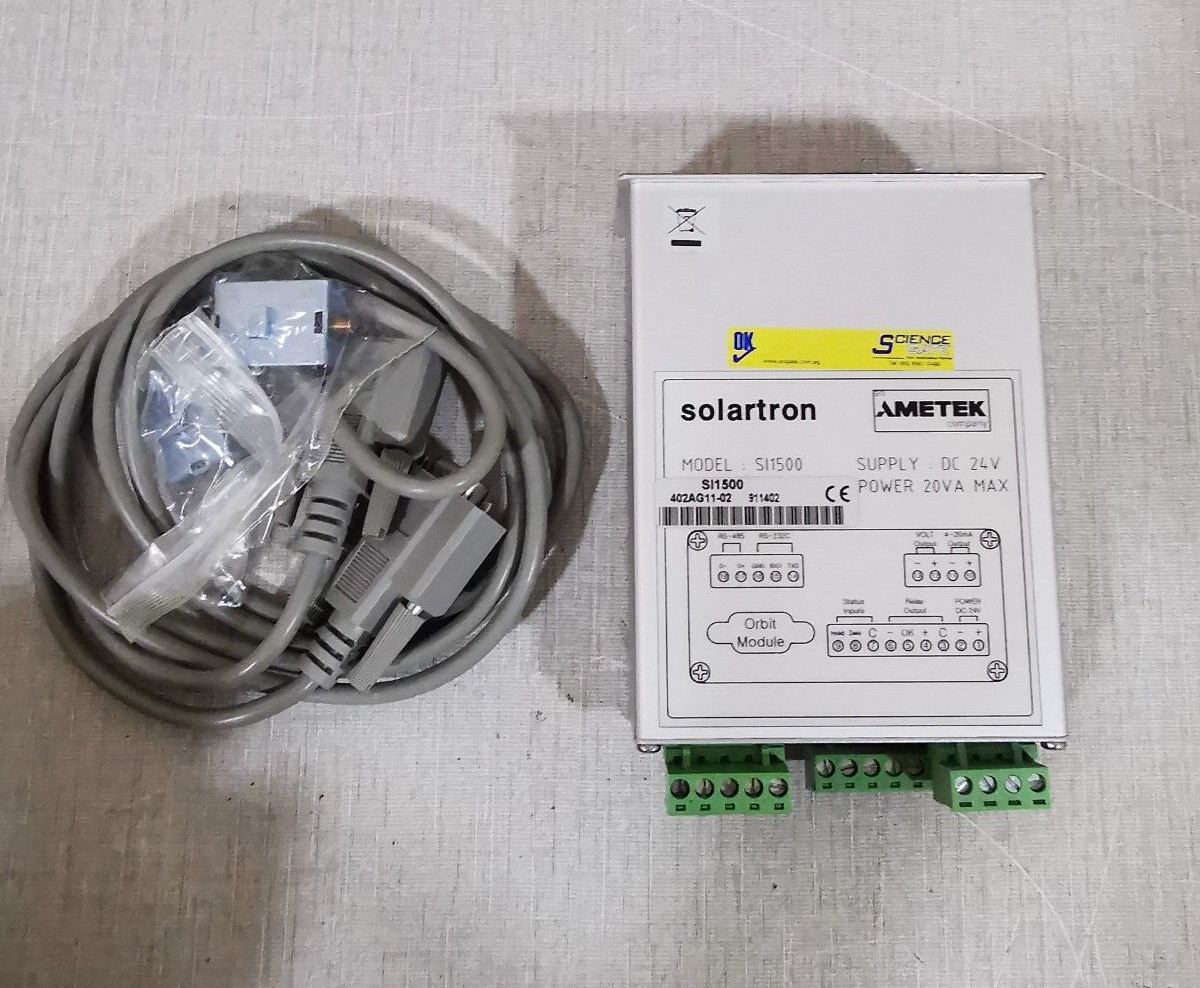 AMETEK SOLARTRON SI1500 POWER SUPPLY DC 24V 20VA MAX