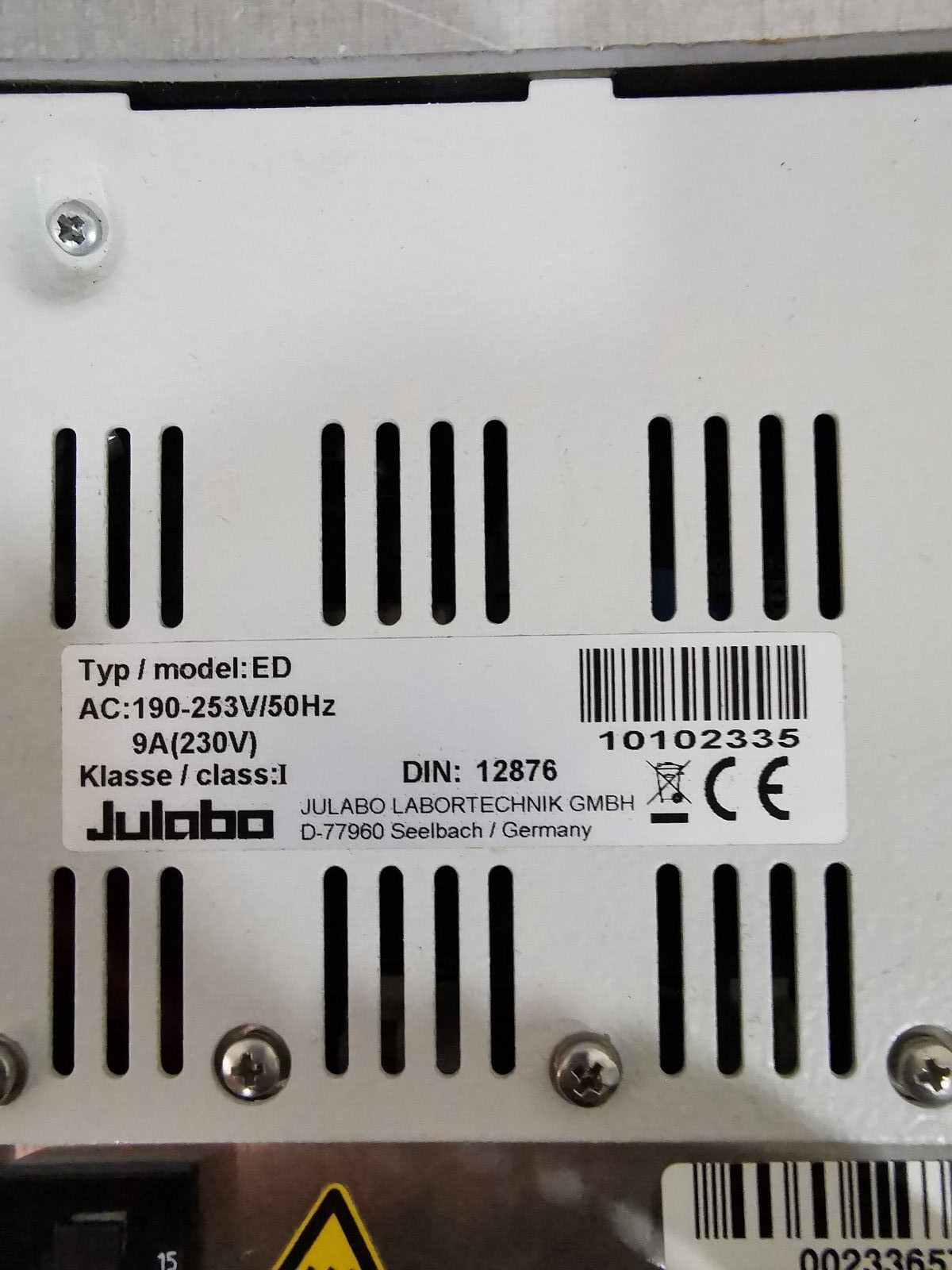Julabo ED Julabo ED Open Bath Heating Emersion Circulator 190-253V/50Hz 9A 230V 5